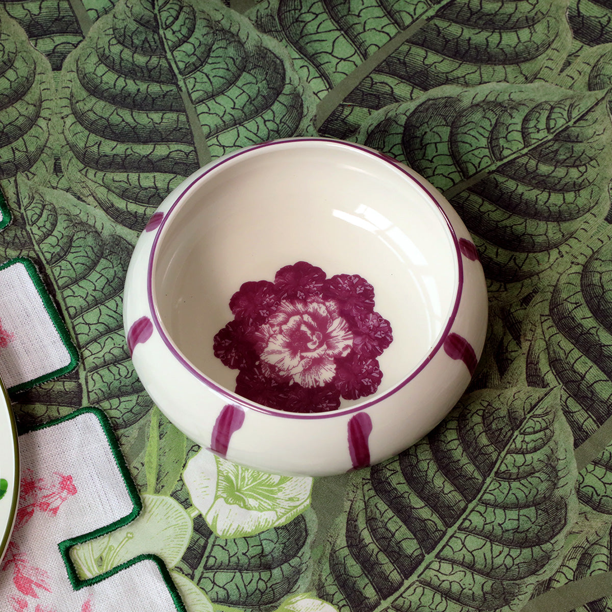 Jardin Large Serving Dish- Purple