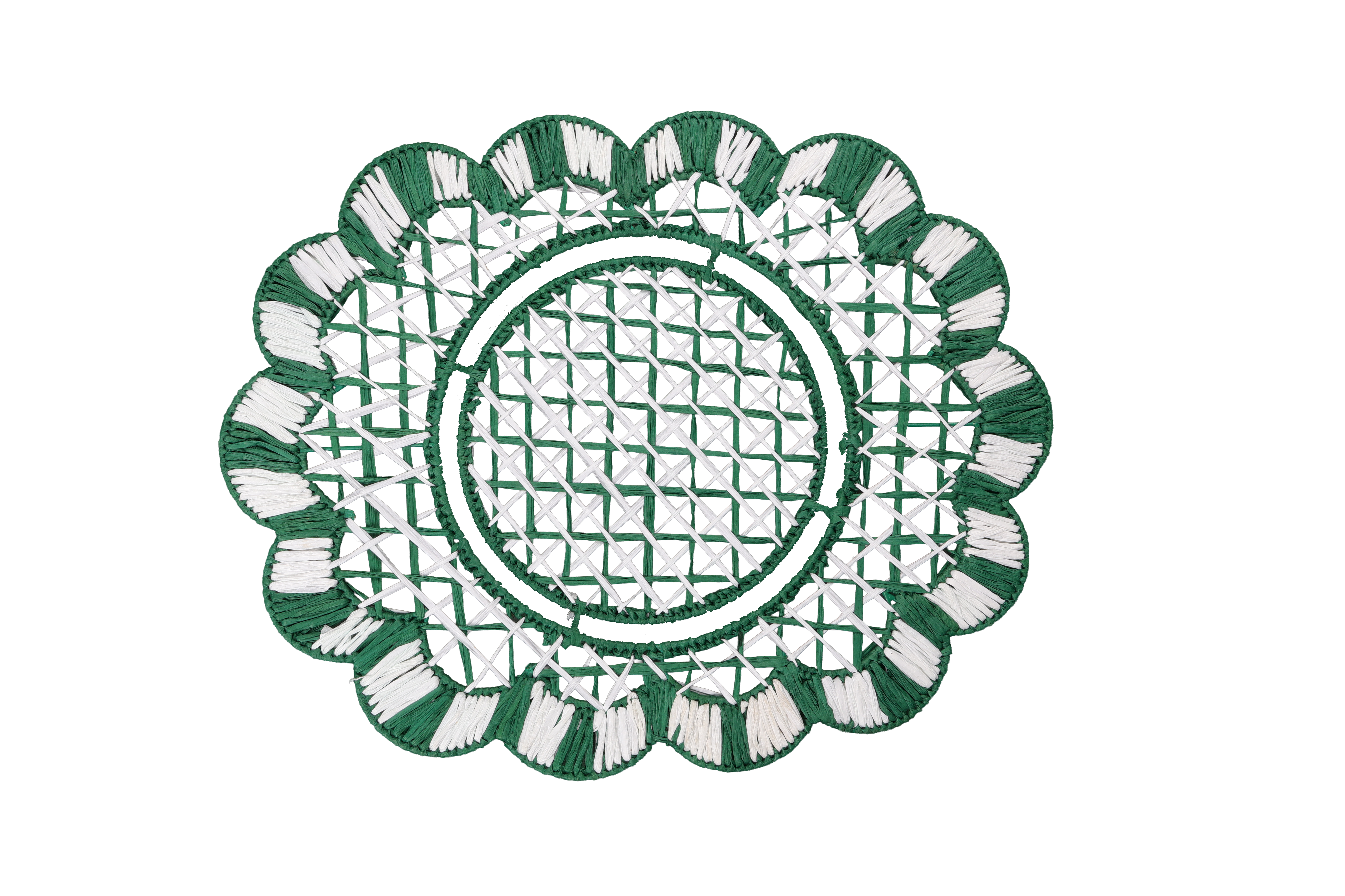 Tenkaya Rafia charger plate