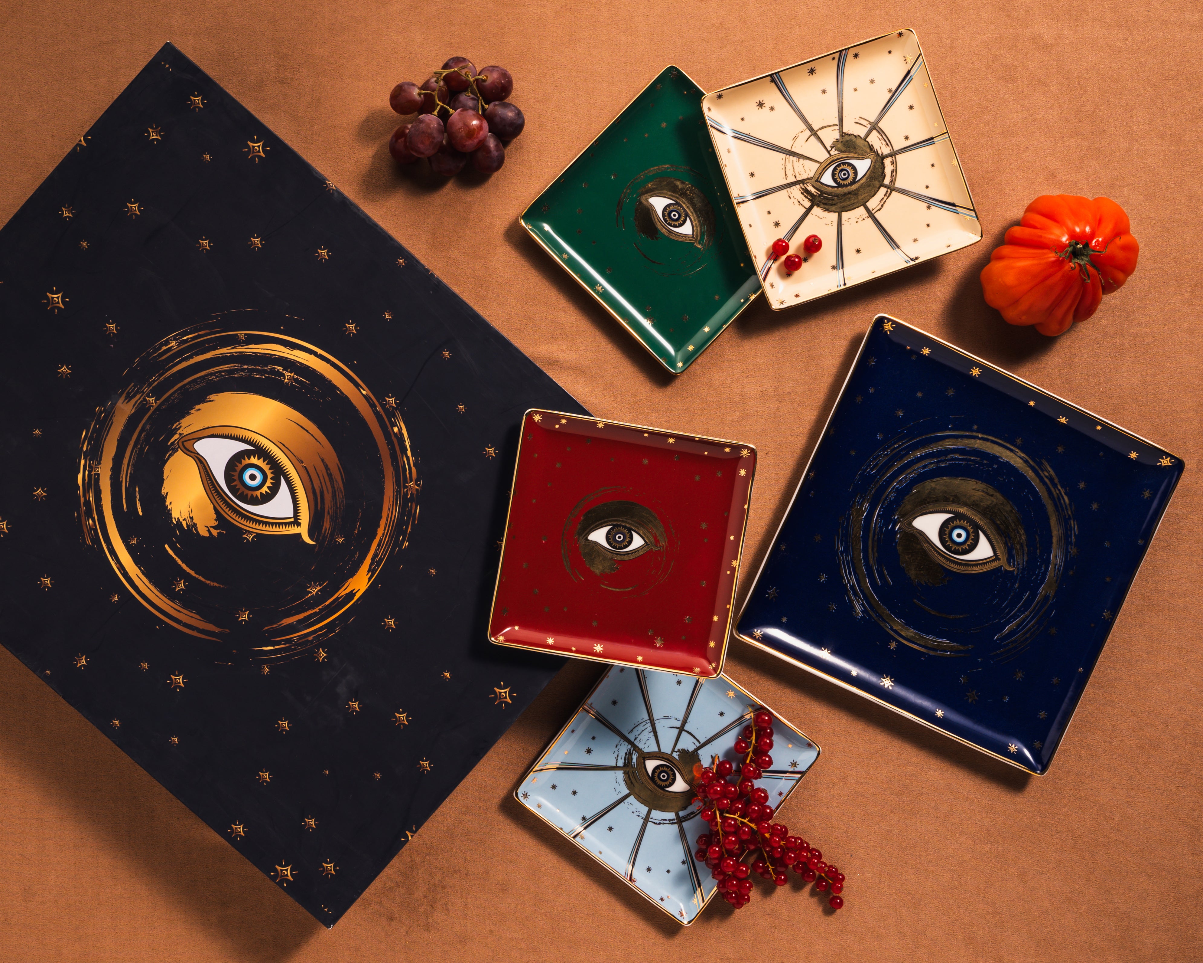 Evil Eye Square Platter Gift set