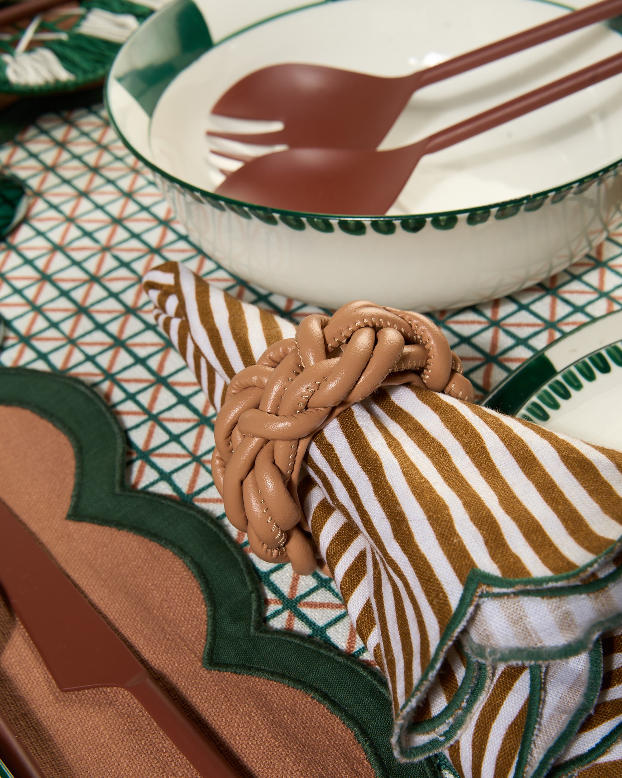 Tenkaya napkin ring- beige