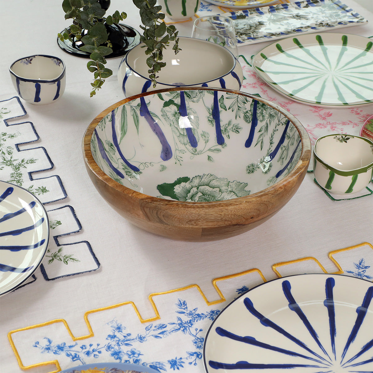 Jardin Solid Wood Salad Bowl