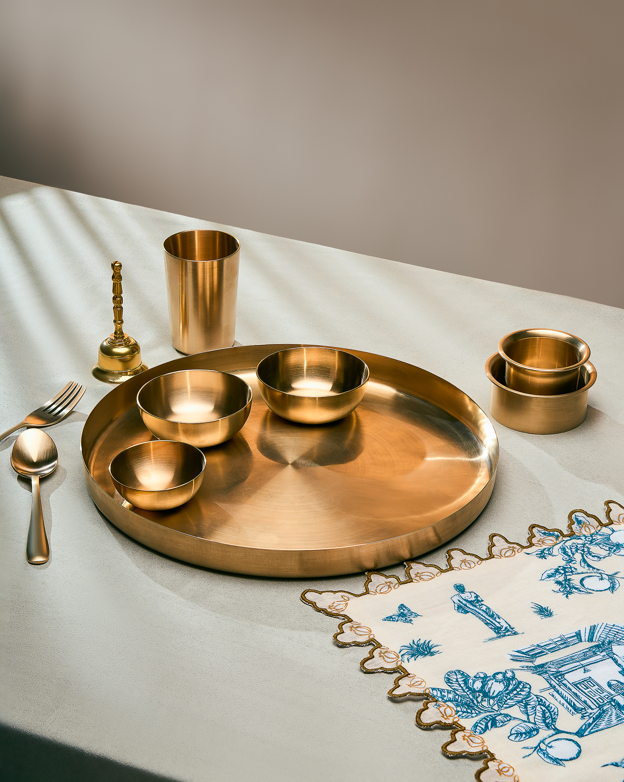 Kansa Thali 12"