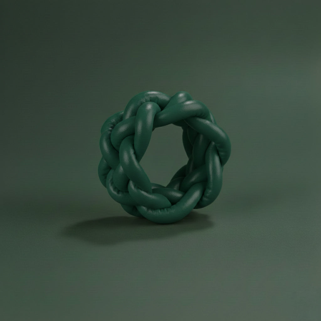 Tenkaya napkin ring- green