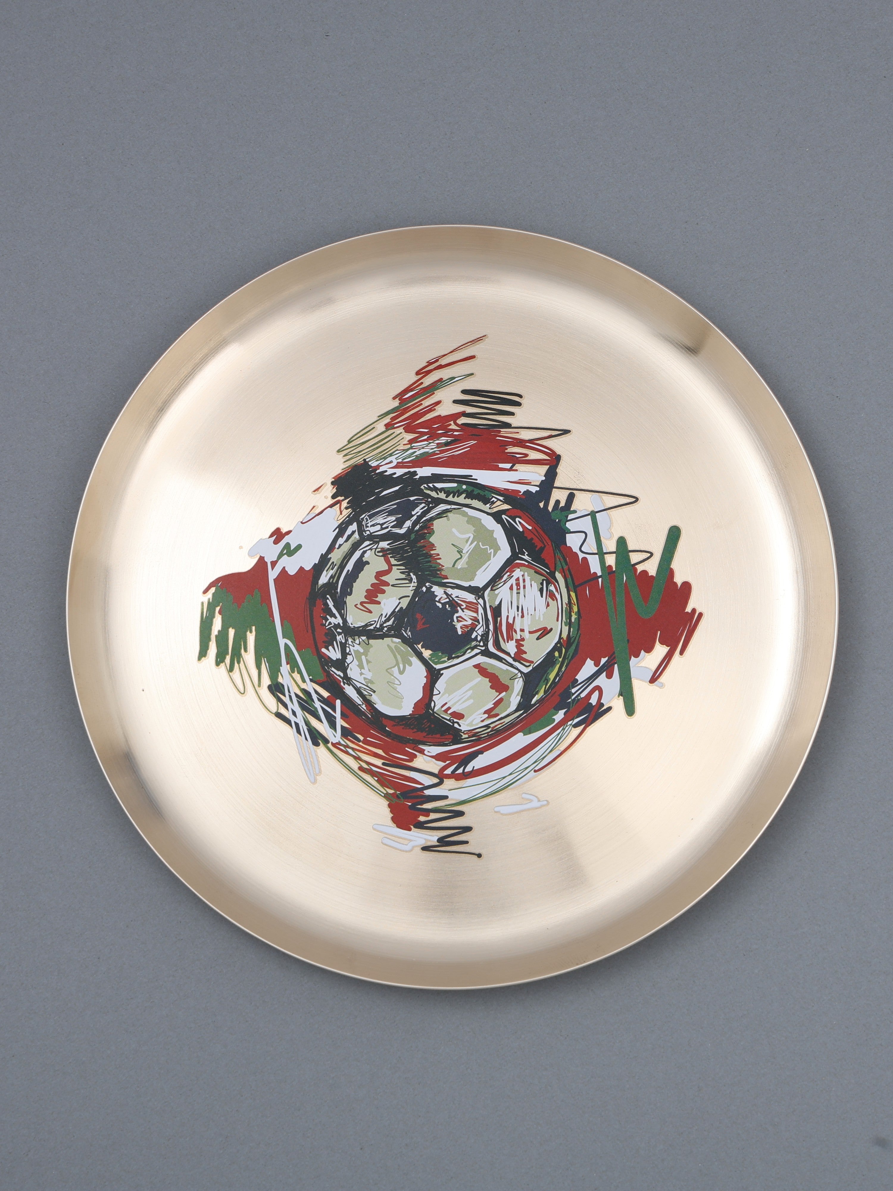 Kansa Drip Set of 3- The red side plate