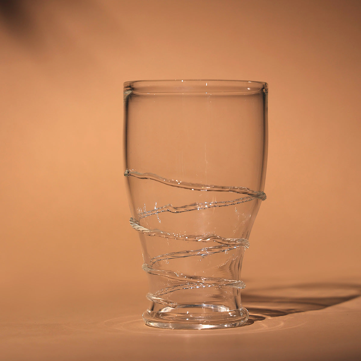 Safari Rope Drinking Glass- White