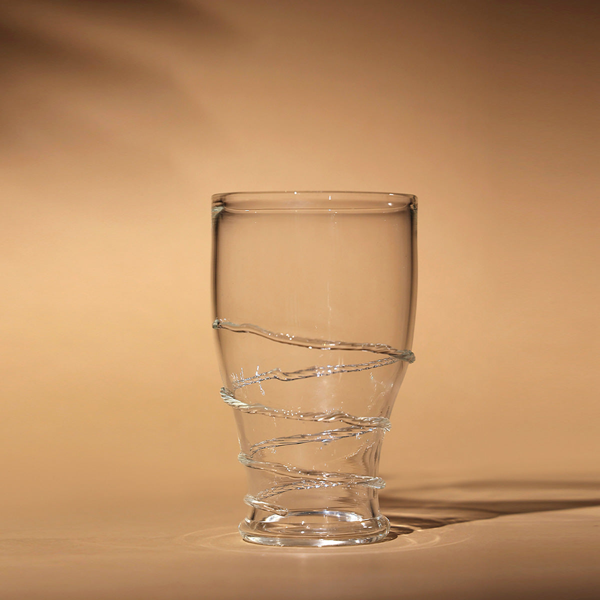 Safari Rope Drinking Glass- White