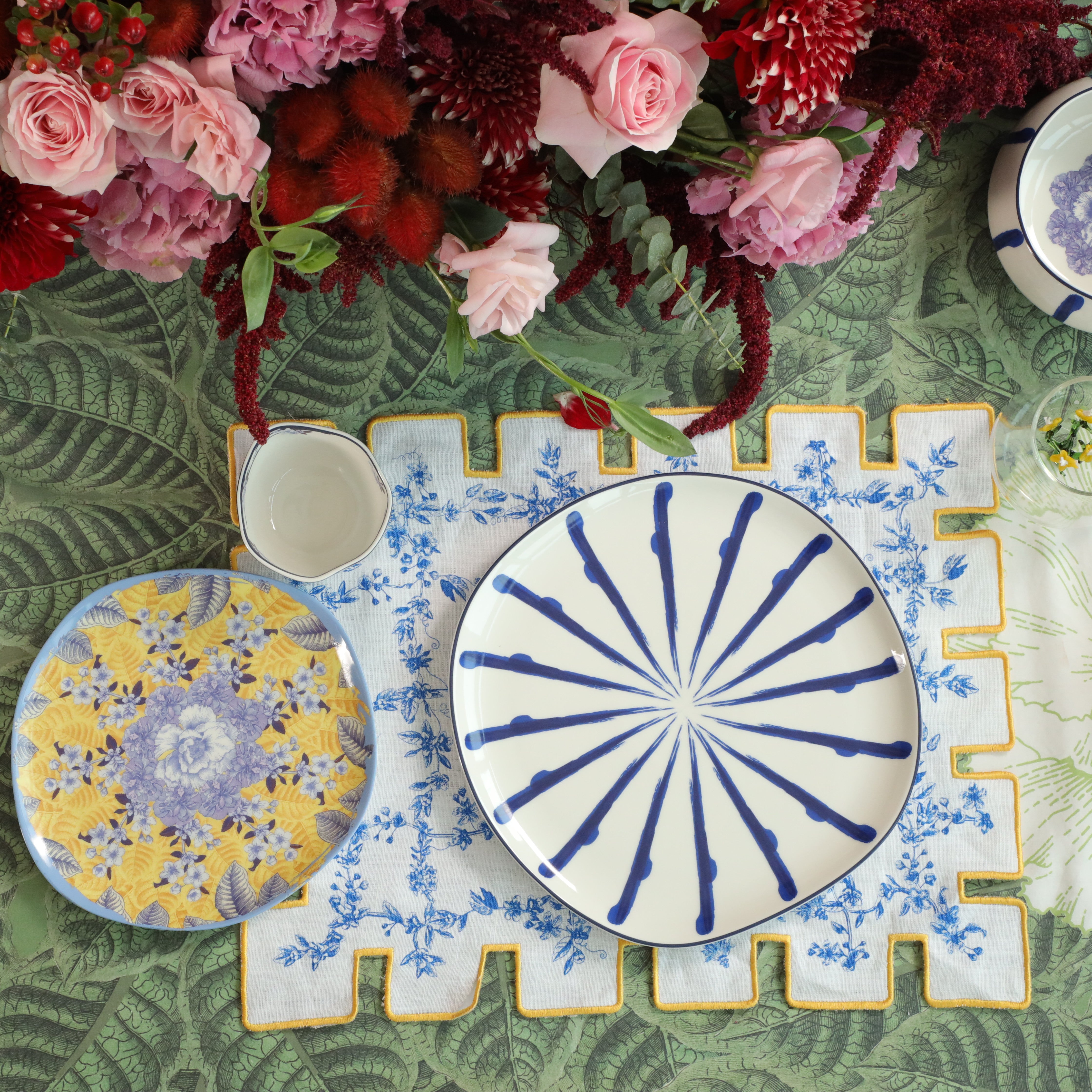 Jardin Side Plate- Yellow