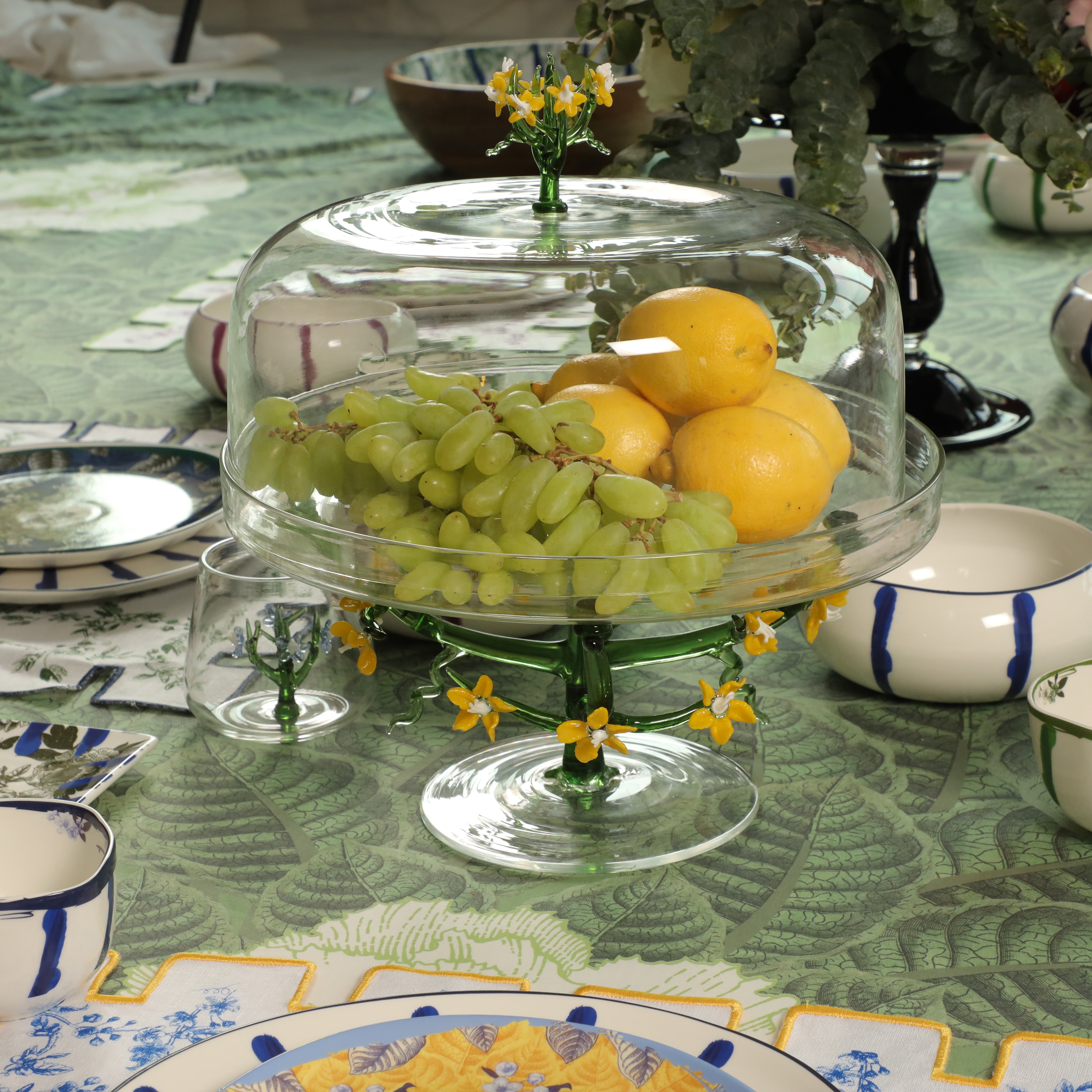 Jardin Cake Stand- Yellow