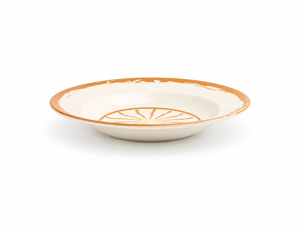 Jardin Pasta Plate- Yellow
