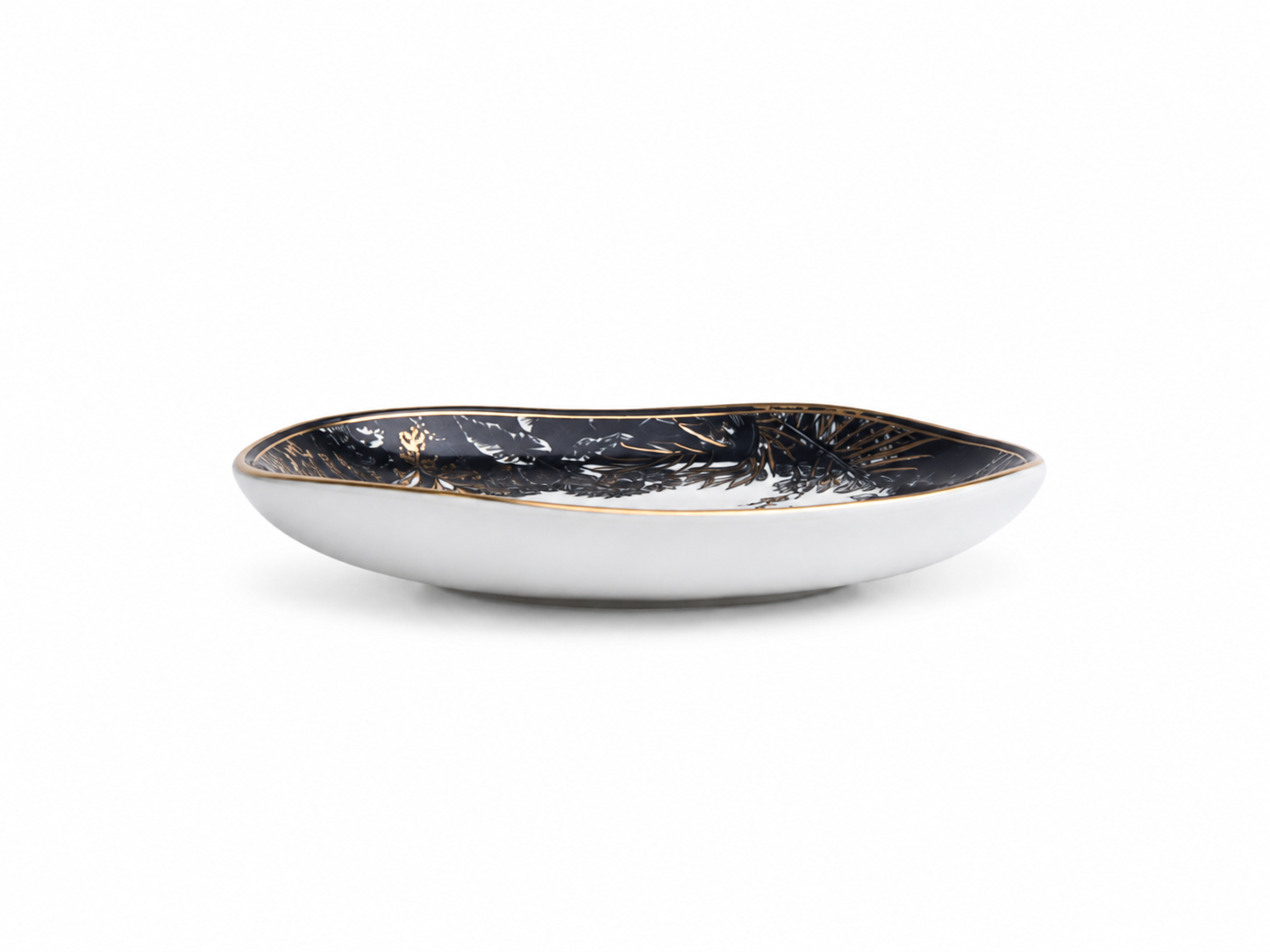 Safari Appetizer Plate- Black