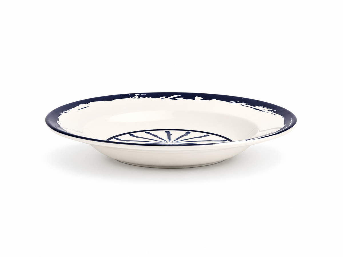 Jardin Pasta Plate - Blue