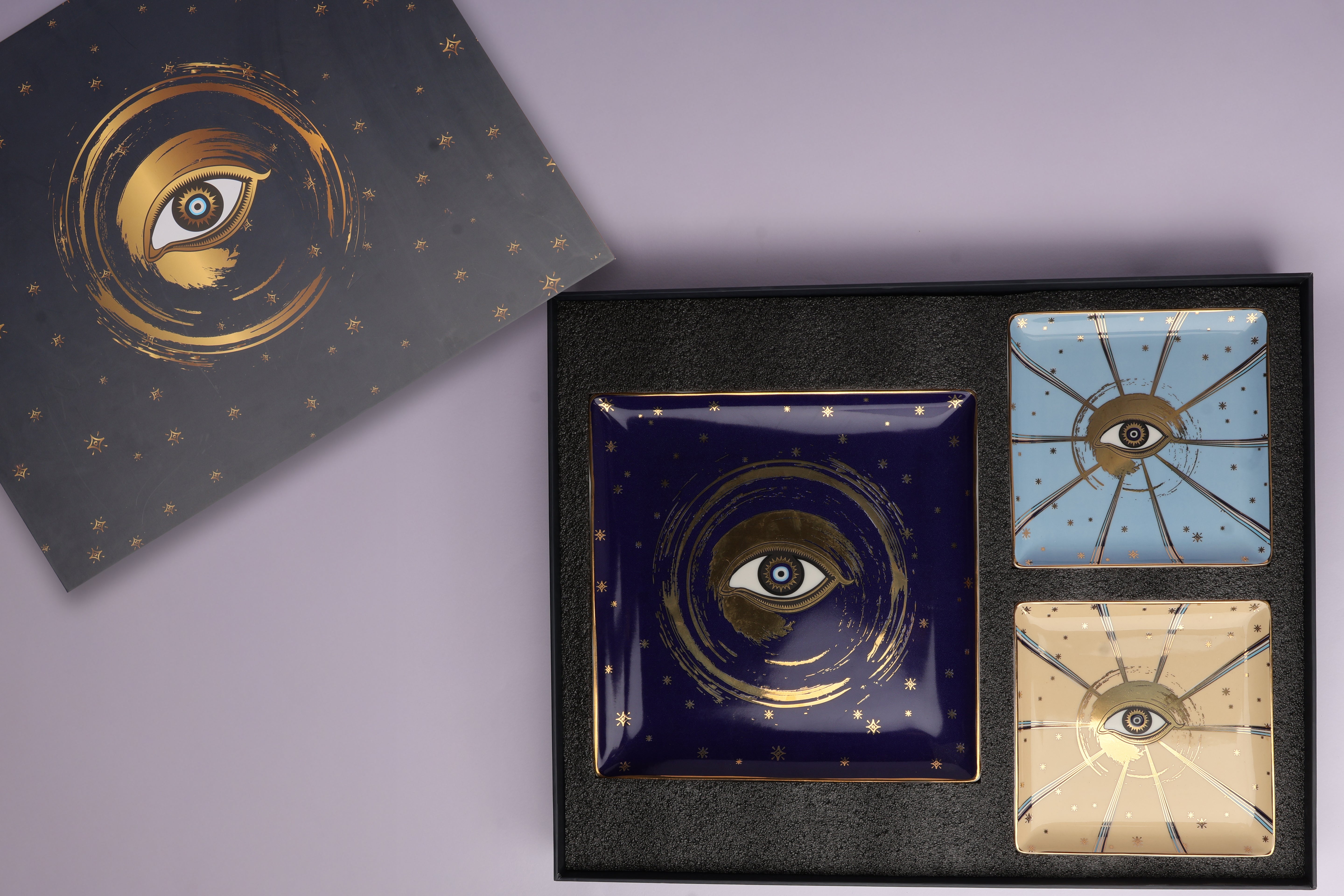 Evil Eye Square Platter Gift set