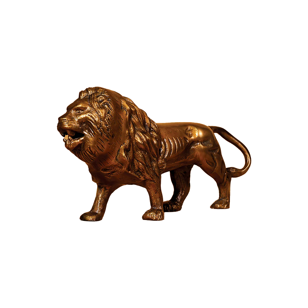 Safari Gold metal lion