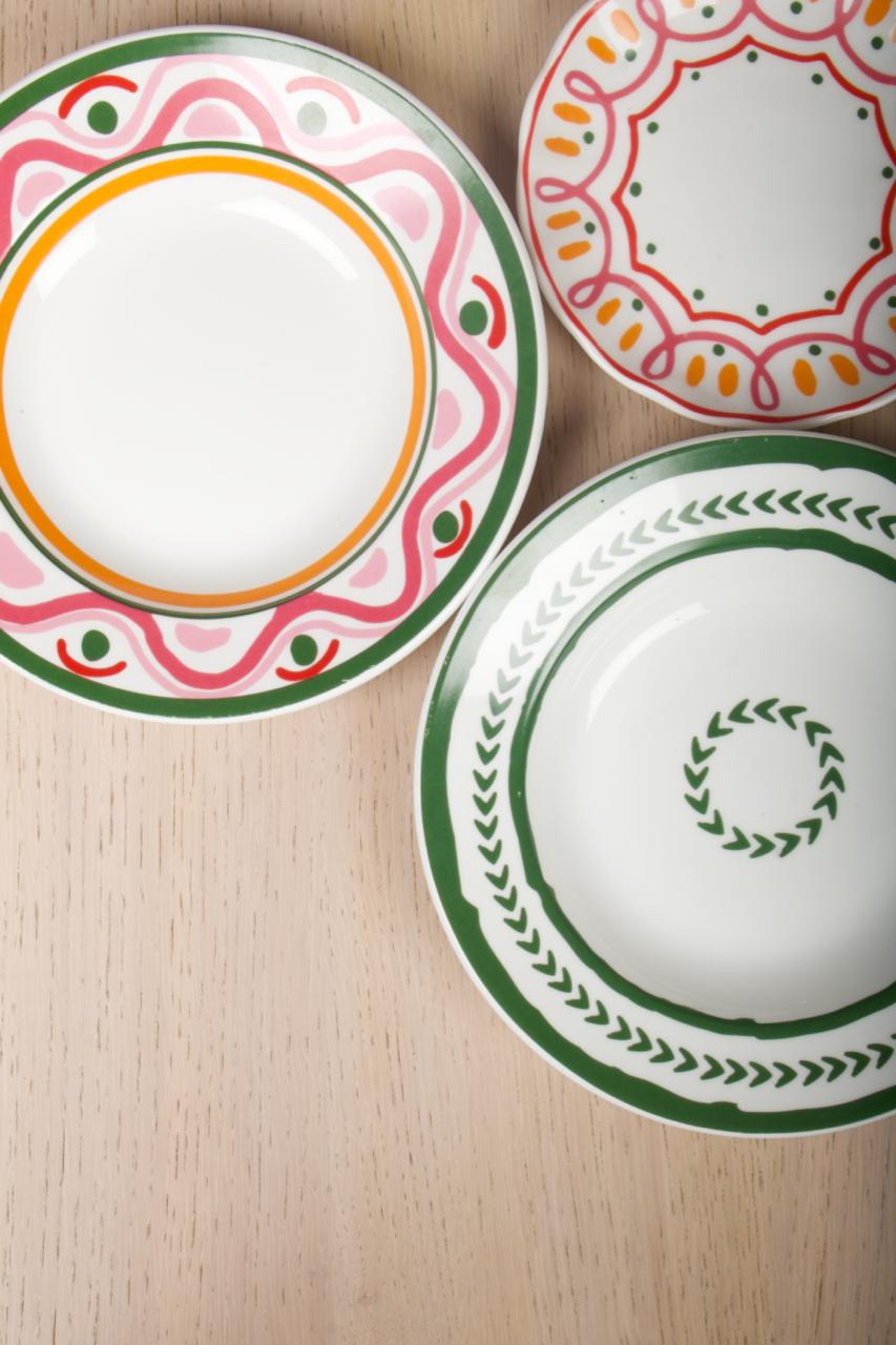 Mexican Pasta Plate and BB Plate - view 3 - Sokka Tableware