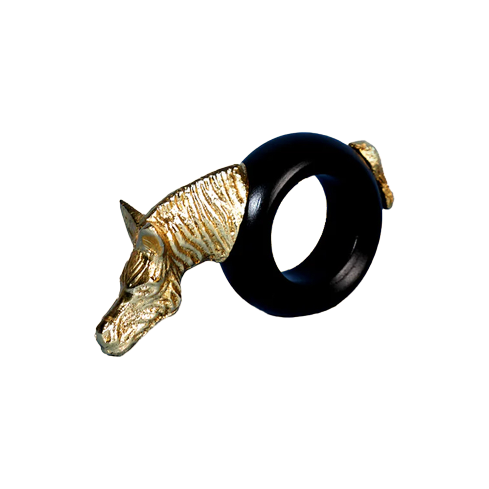 Safari Napkin Ring- Zebra