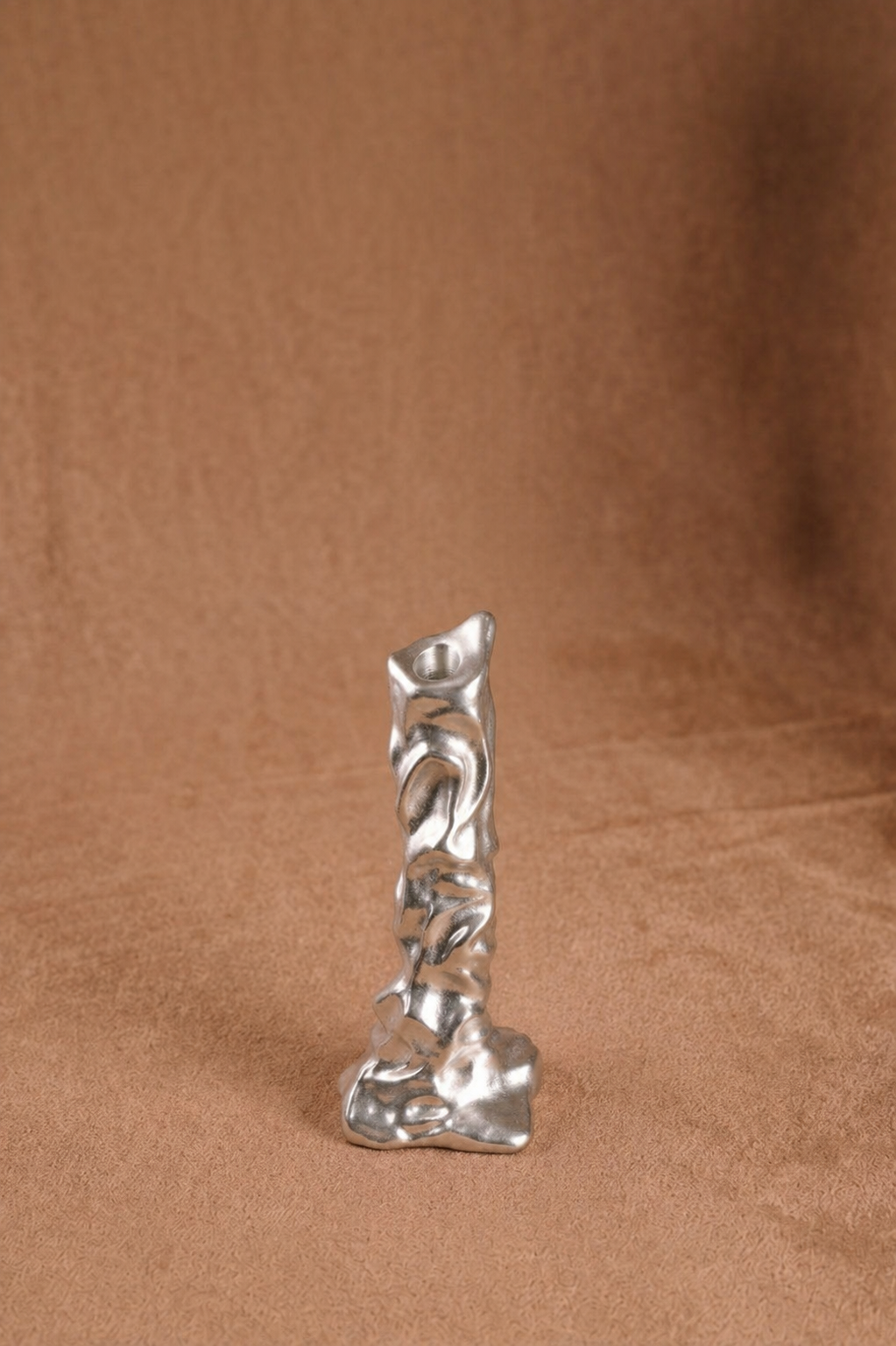 Small silver candle stand - Sokka Tableware