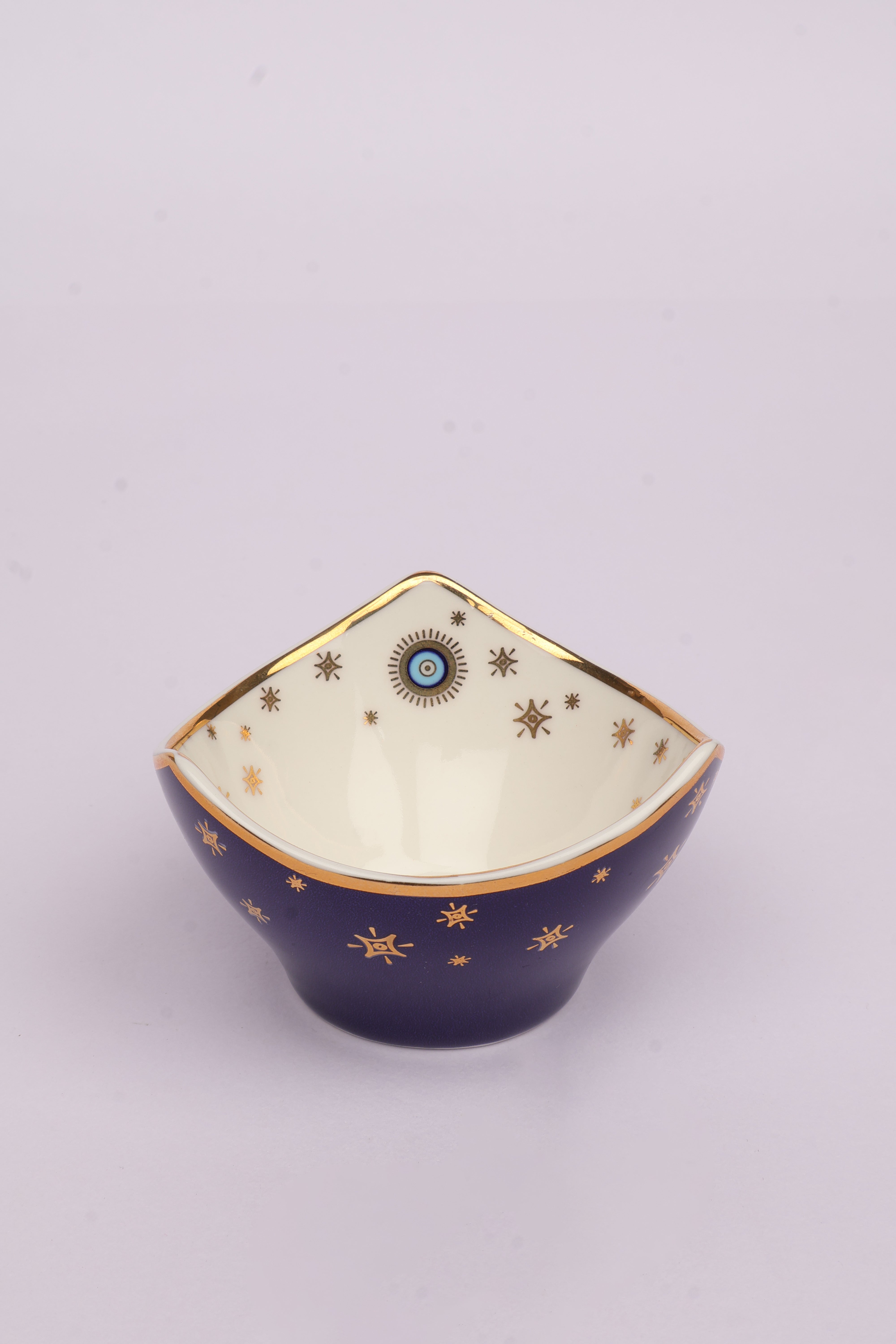 Evil eye star dip bowl & spoon