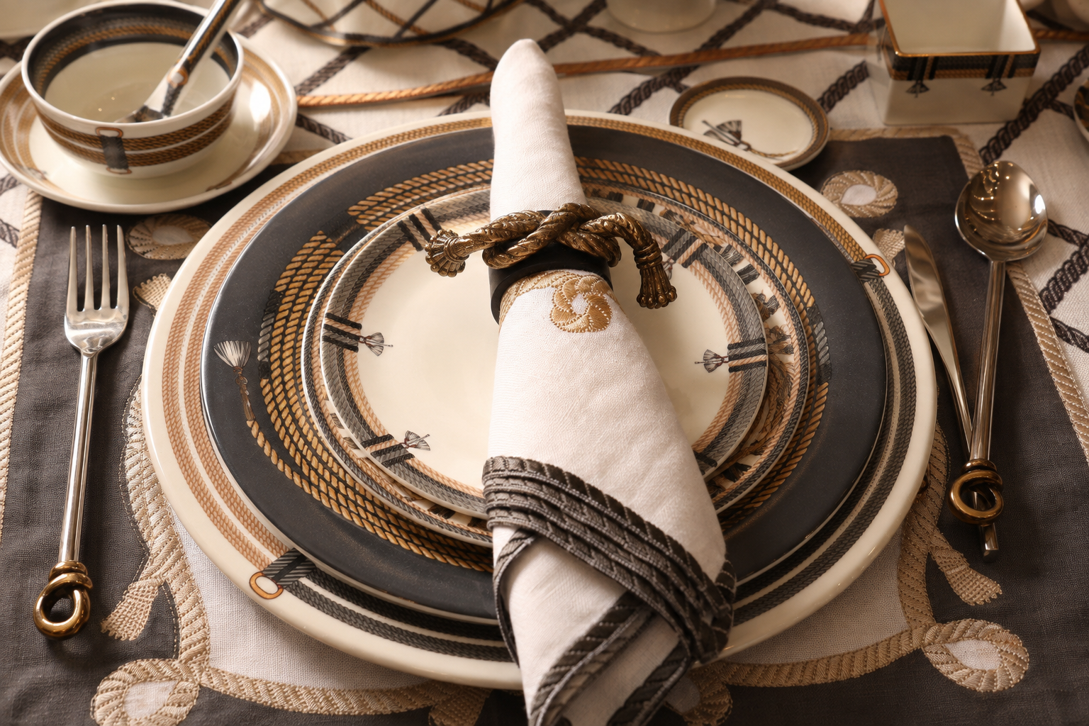 Cordage Placemat- Beige