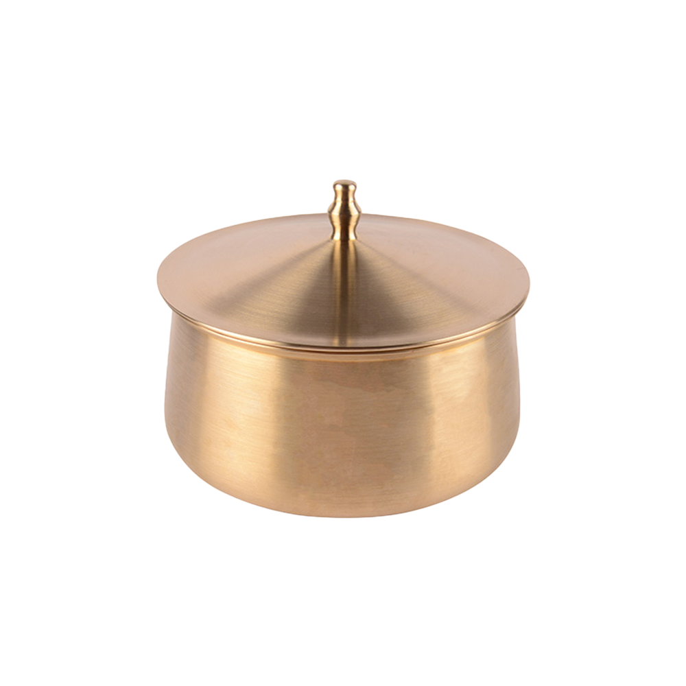 Kansa Harappan serving dish 4" with lid