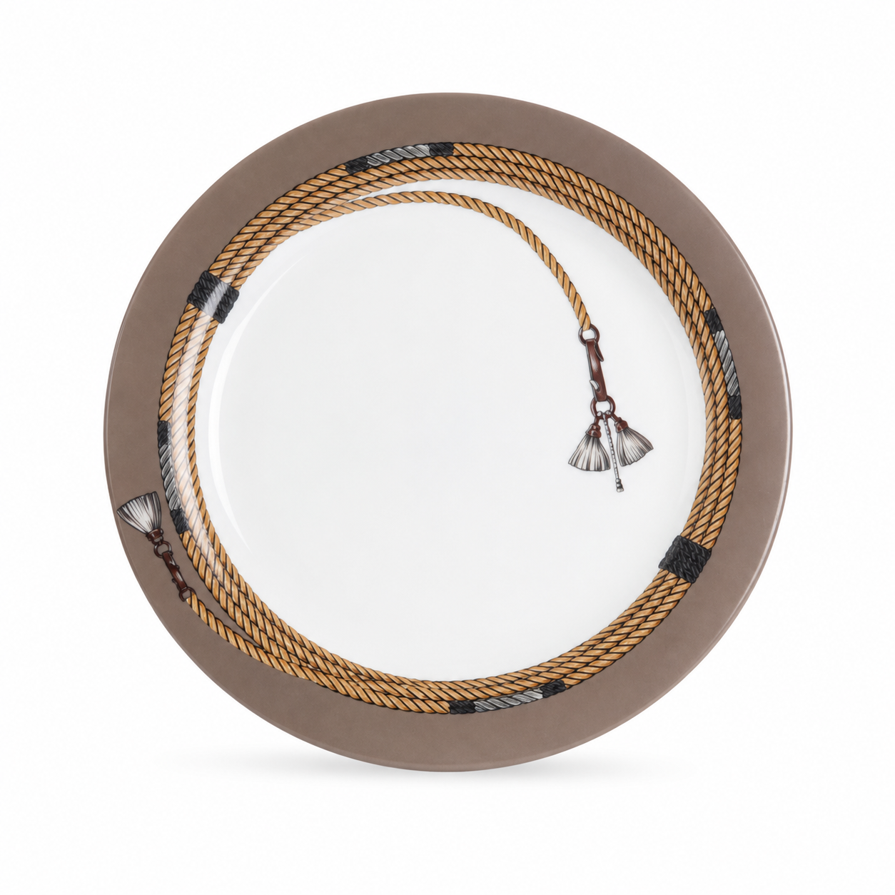 Cordage Dinner Plate- Mushroom