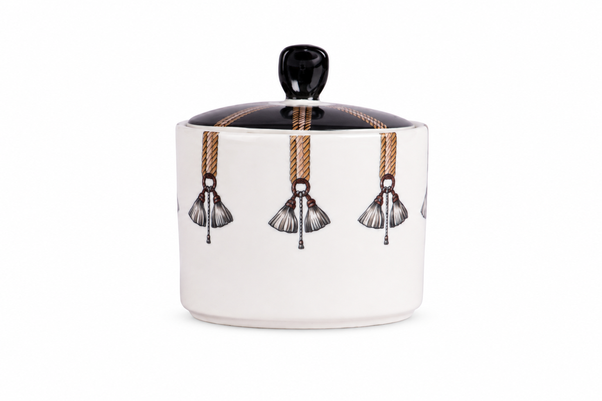 Cordage sugar pot