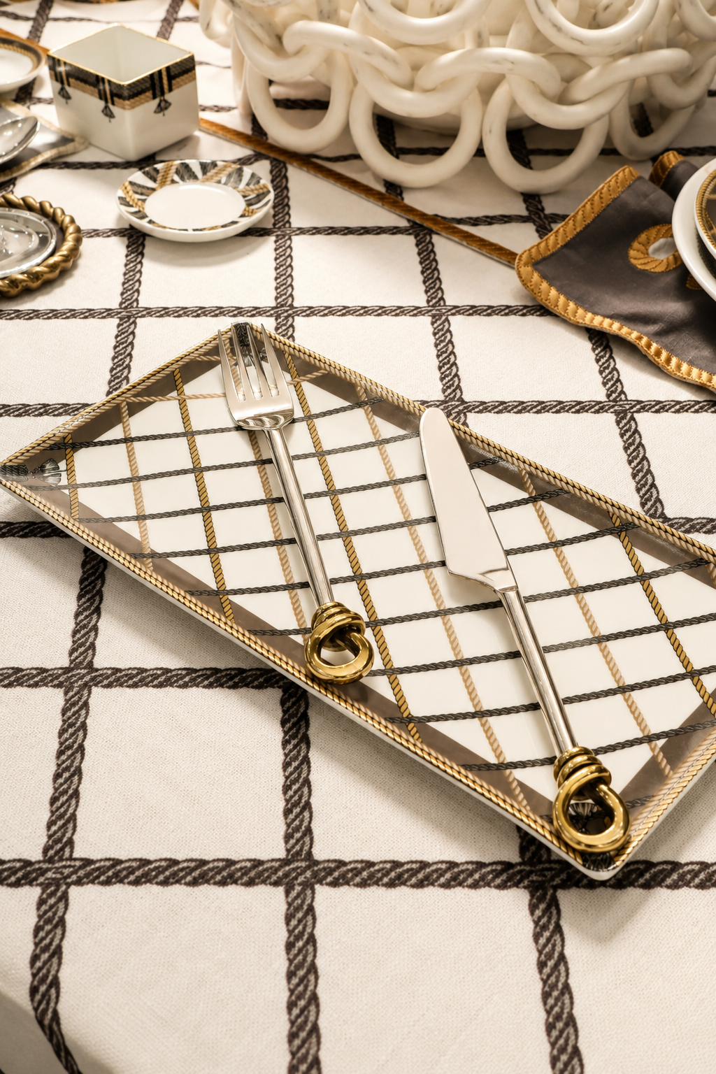Cordage Rectangular platter