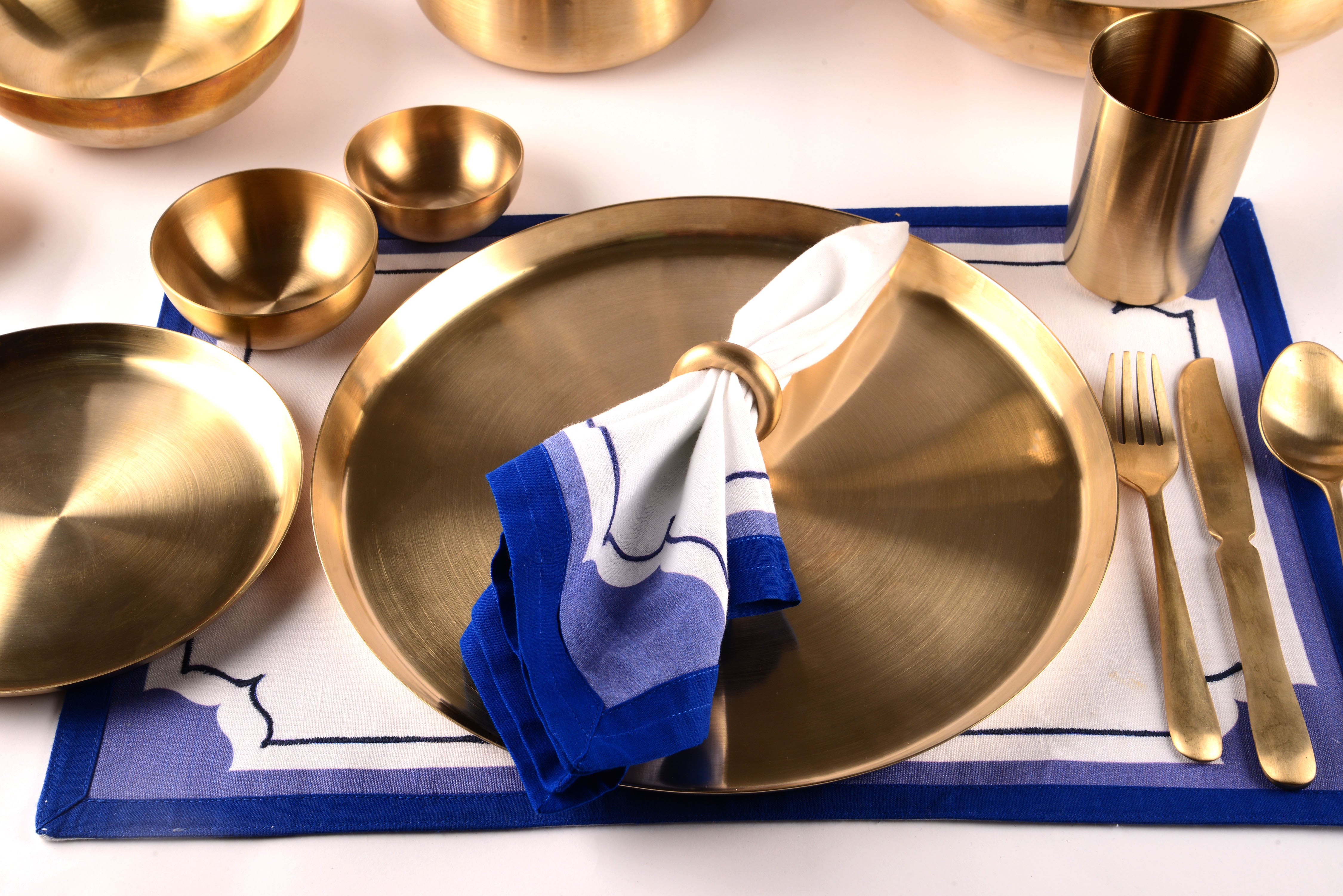 Kansa Napkin rings (Set of 4)