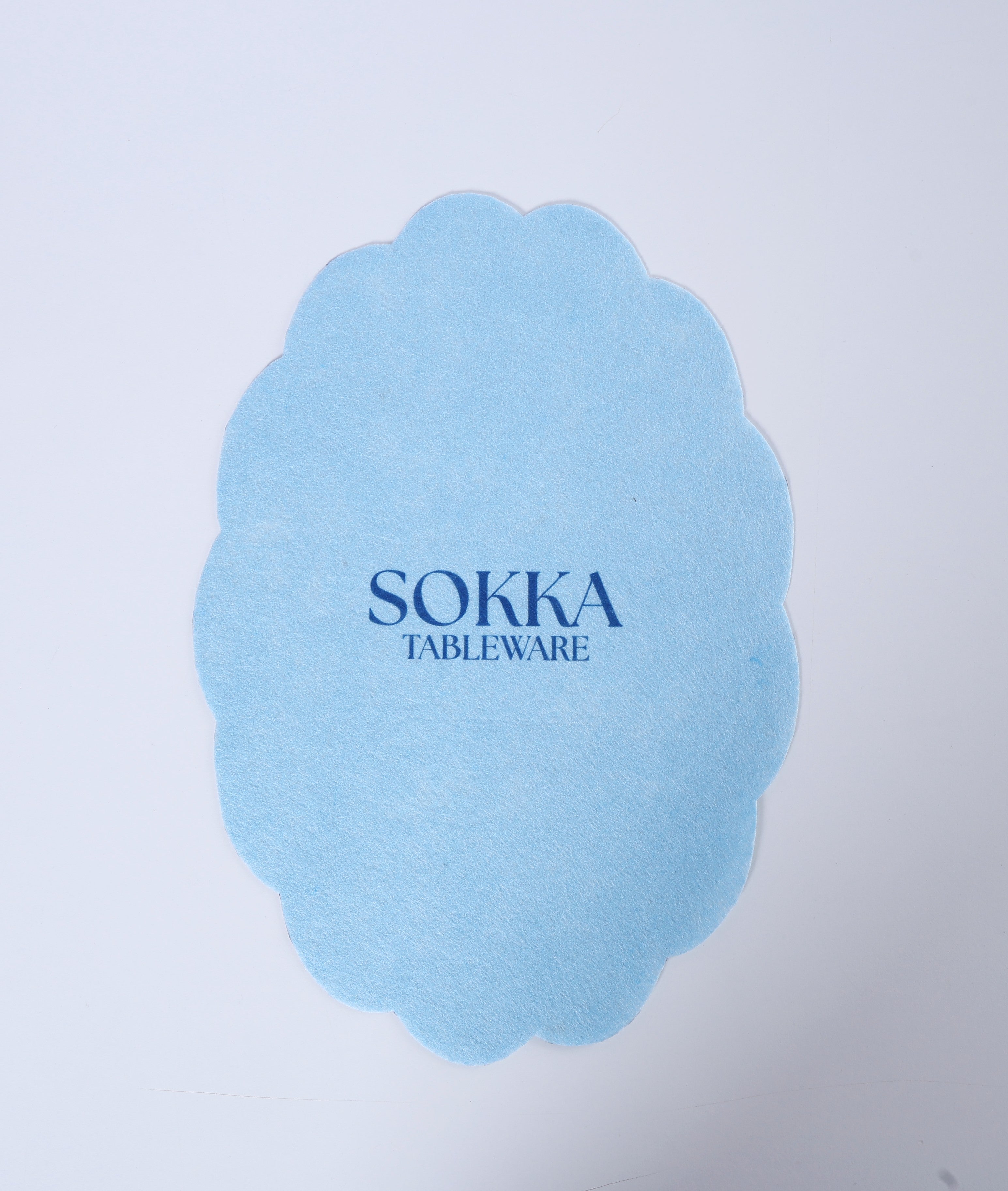 Oval Felt Liner – 13.3" × 9.1"- Set of 6