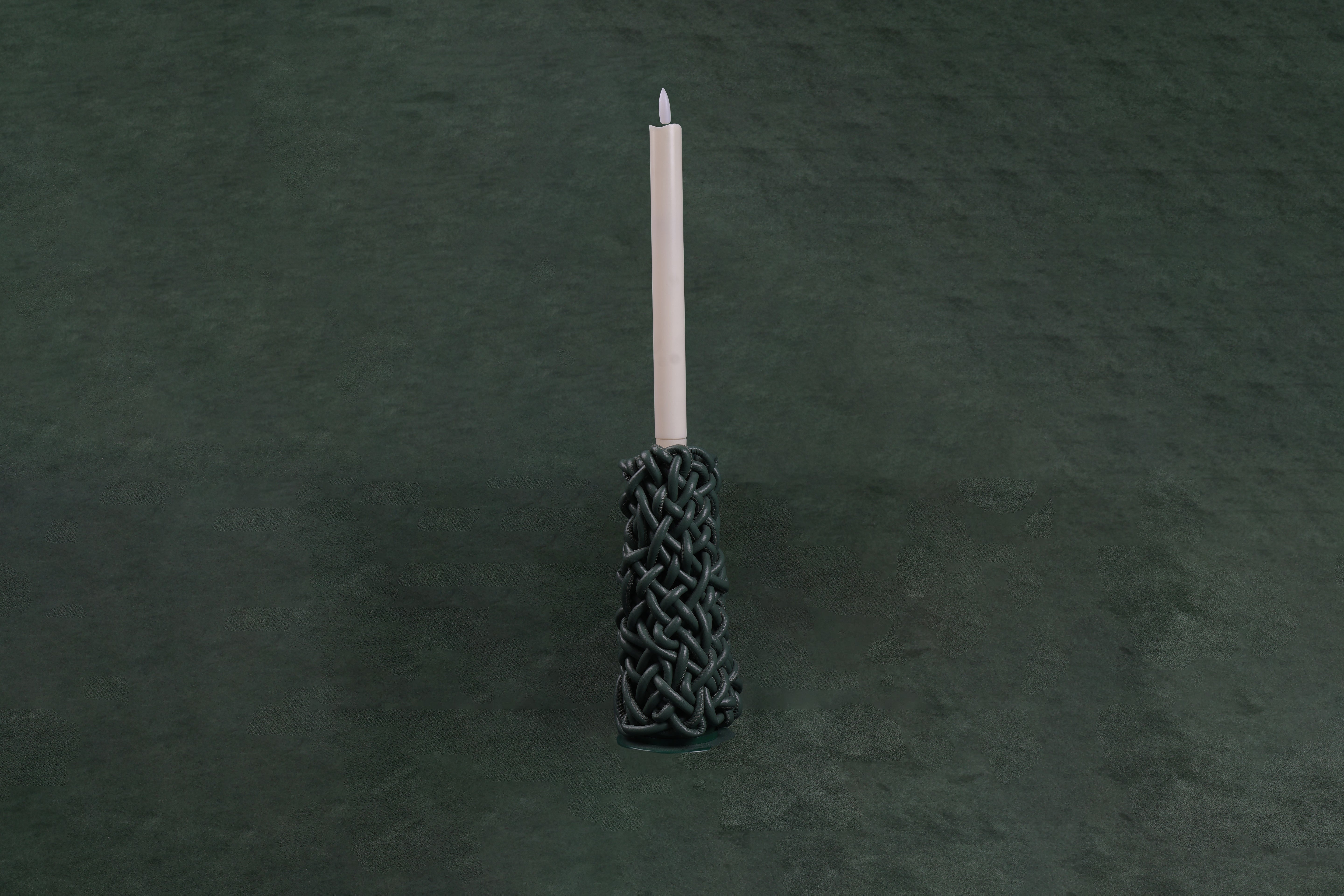 Tenkaya candle stand green big