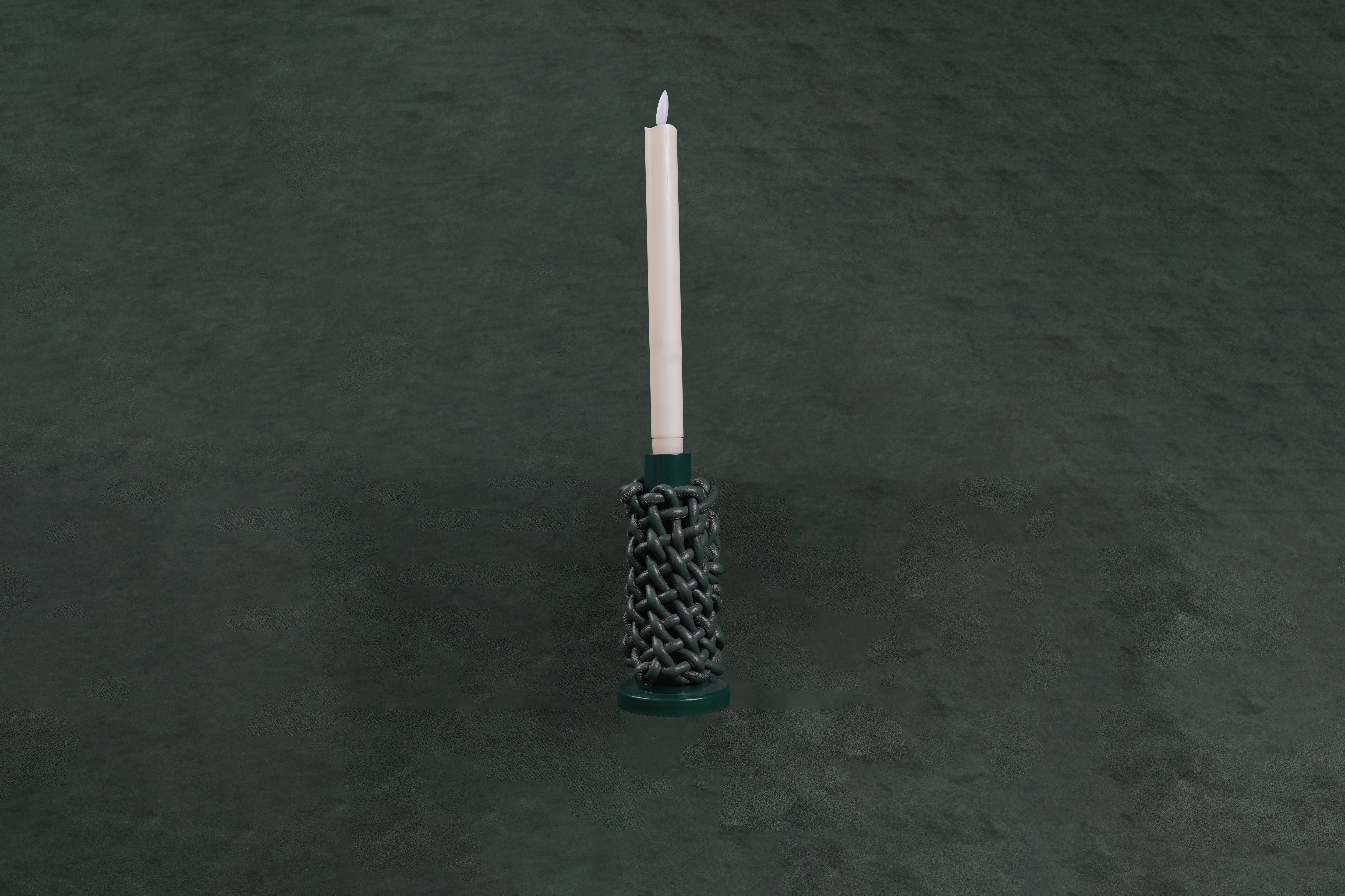 Tenkaya candle stand green small