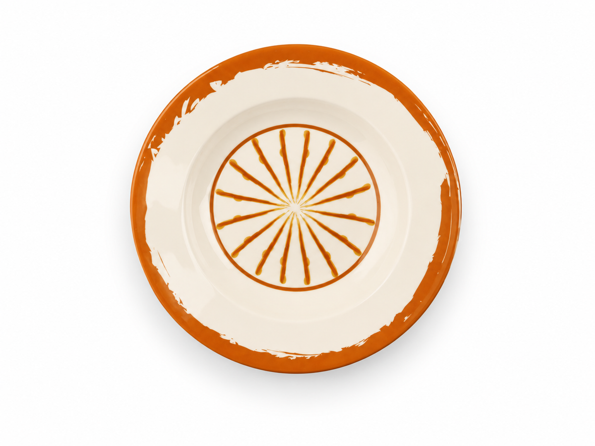 Jardin Pasta Plate- Yellow