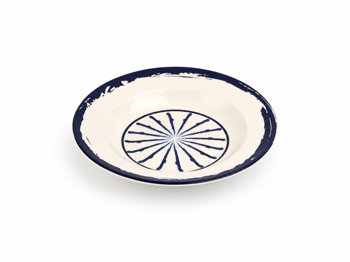 Jardin Pasta Plate - Blue