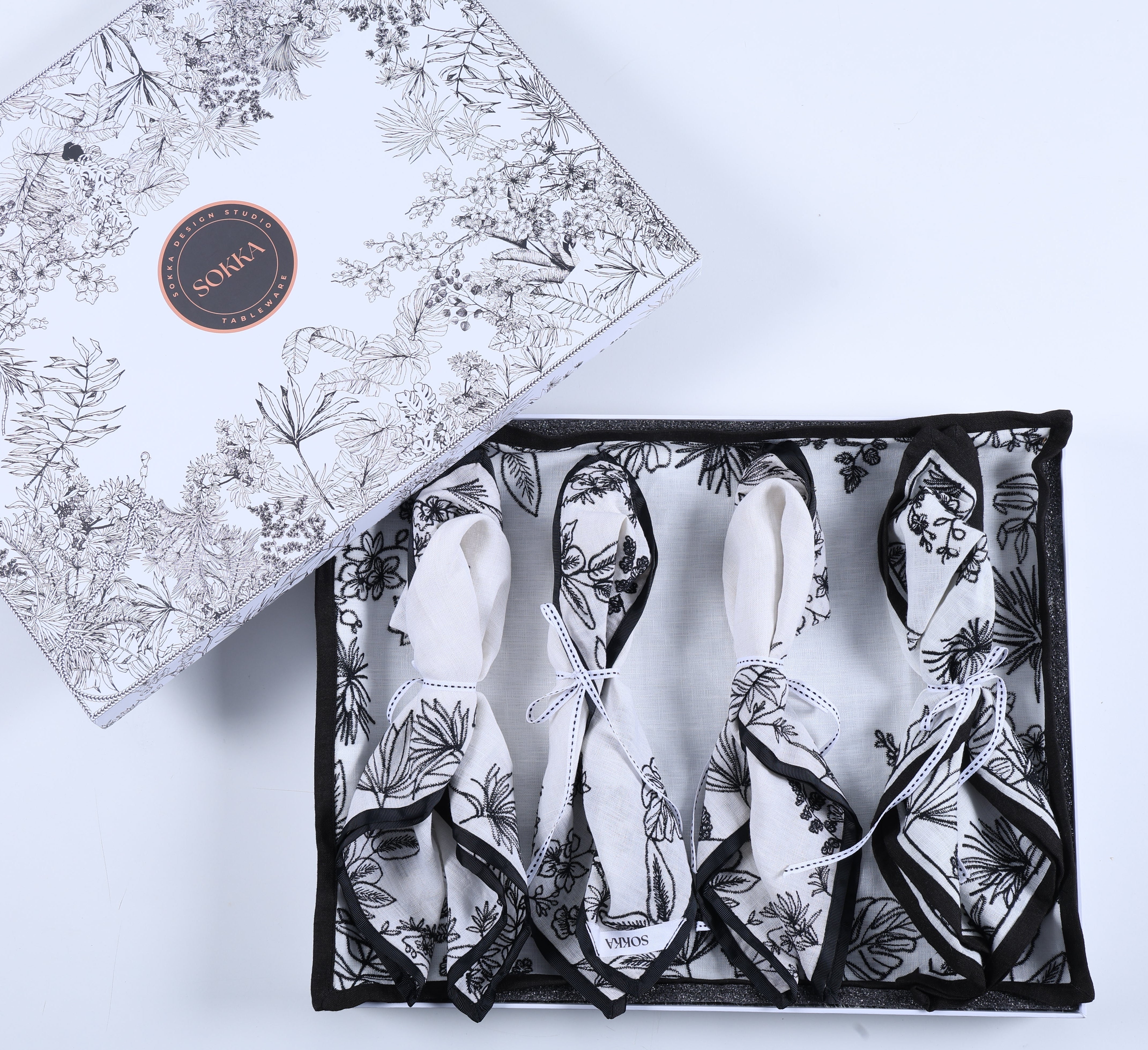 Safari Linen Gift set- White