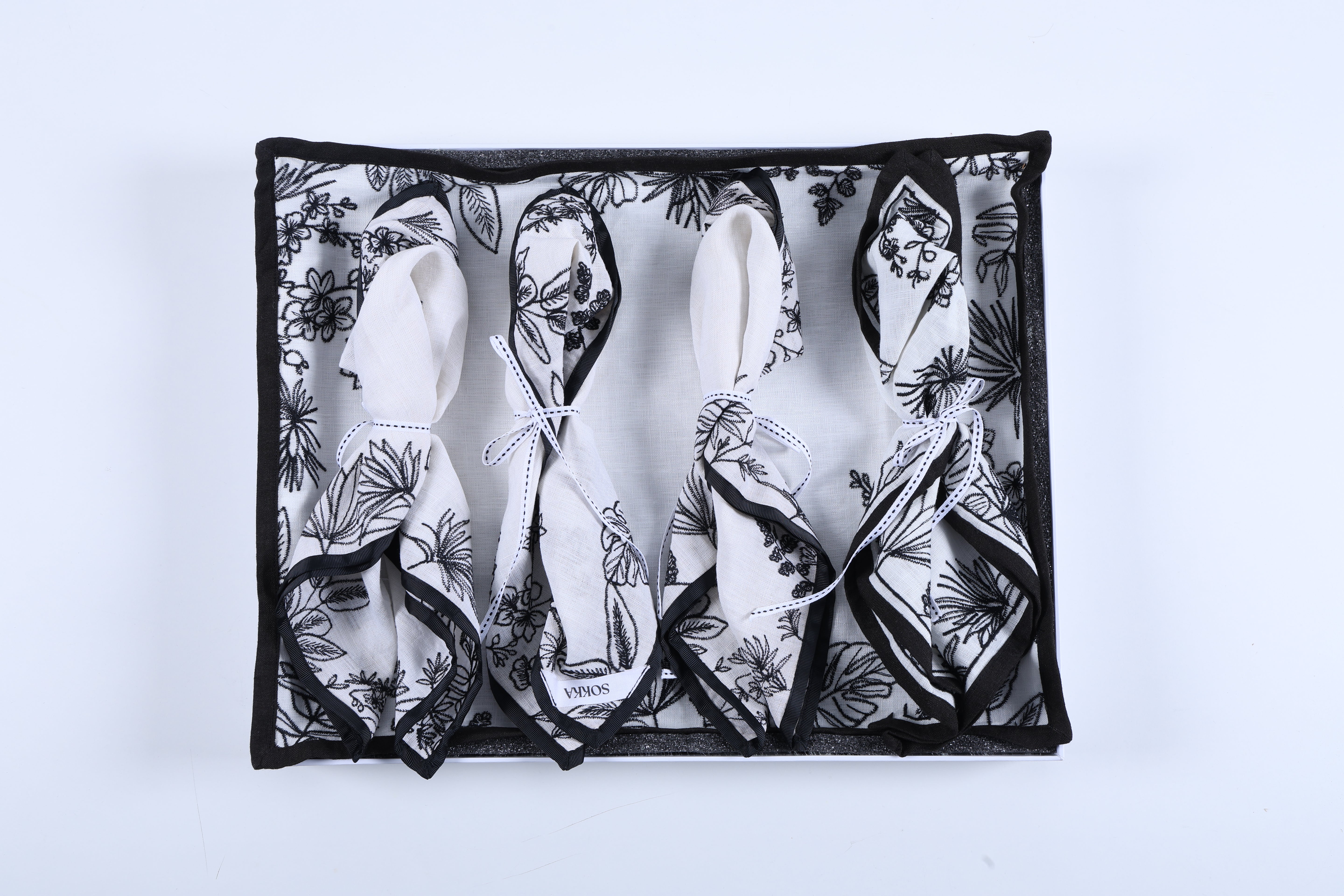 Safari Linen Gift set- White
