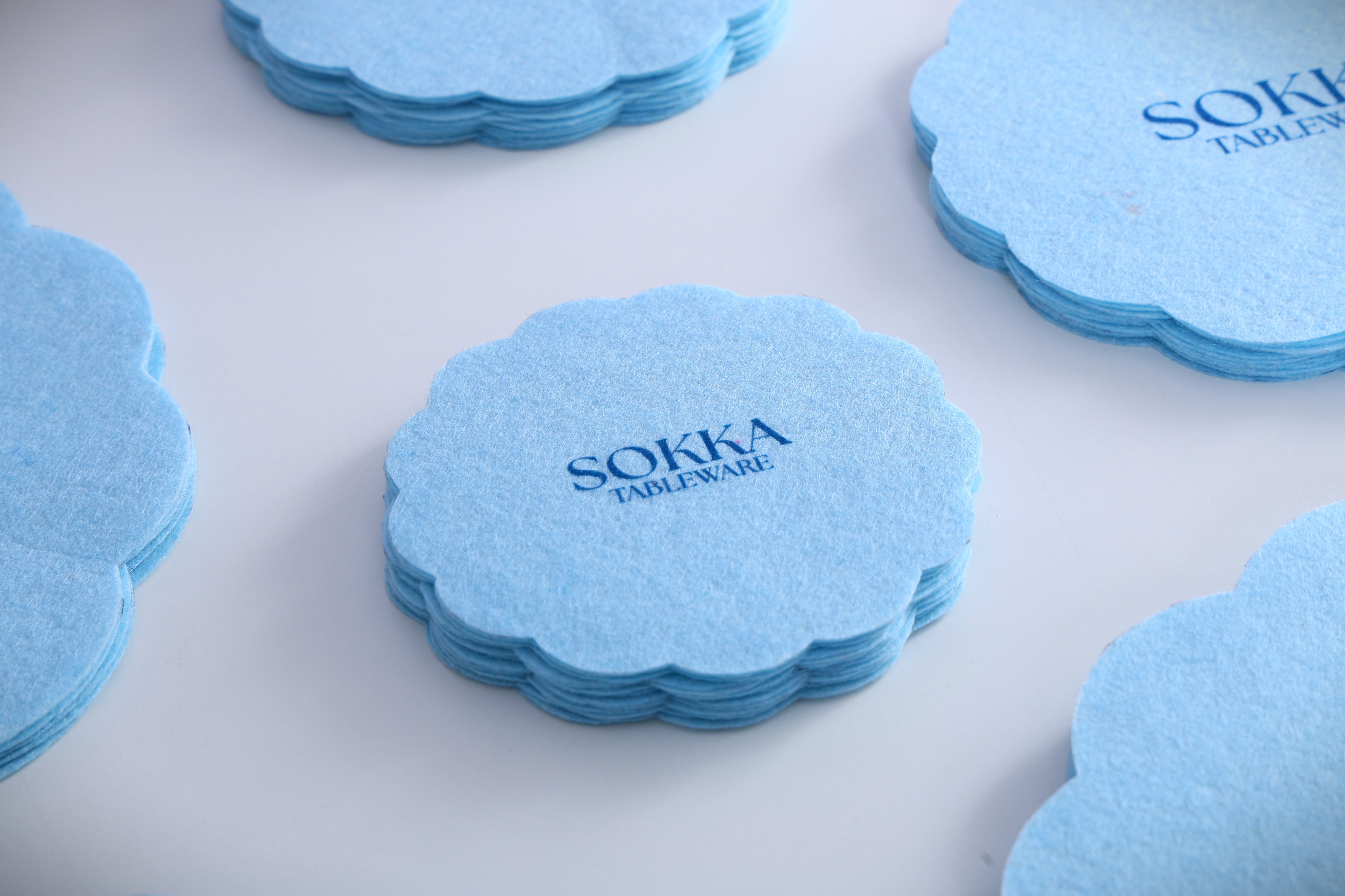 Circular Felt liner 5"- Set of 6