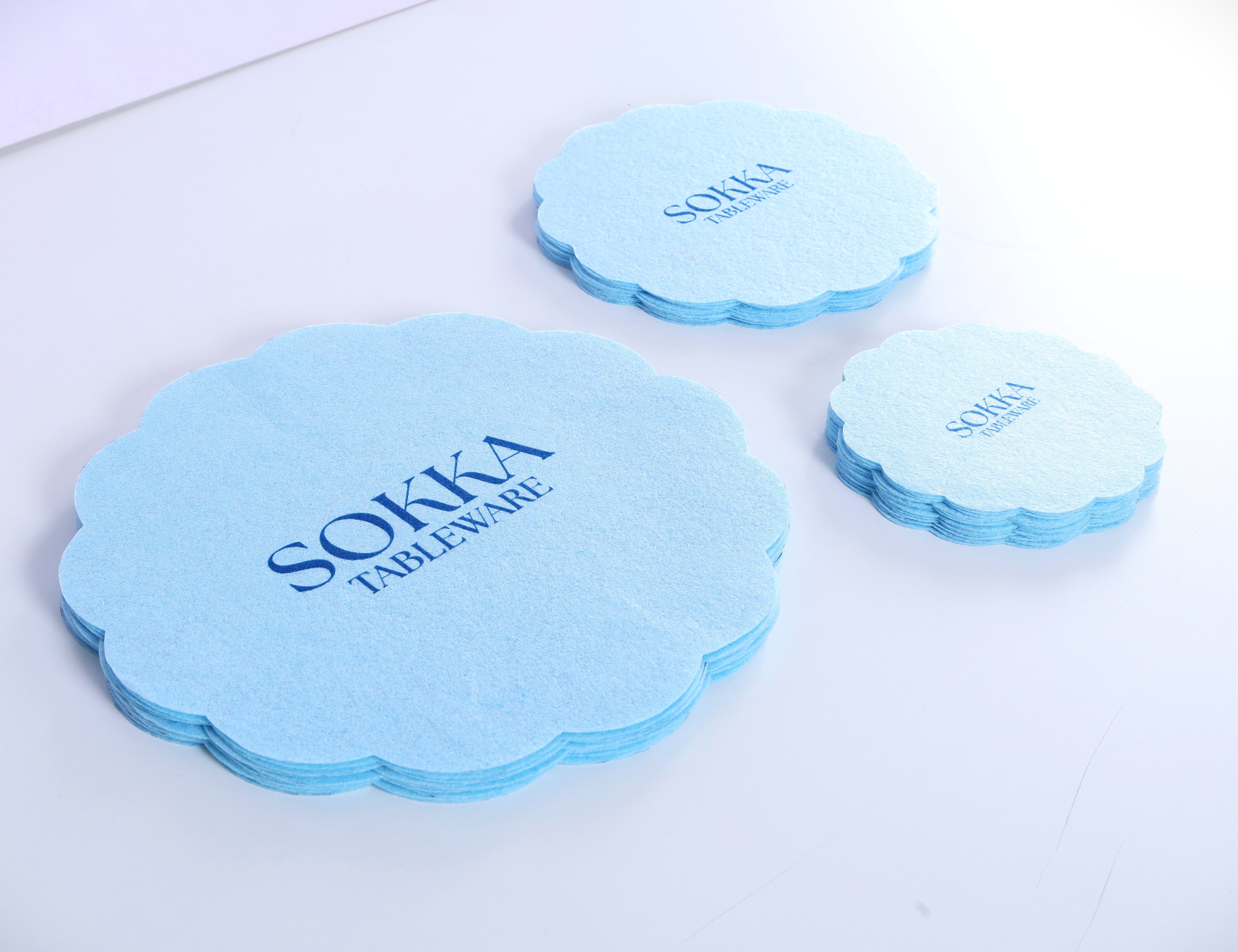 Circular Felt liner 7"- Set of 6