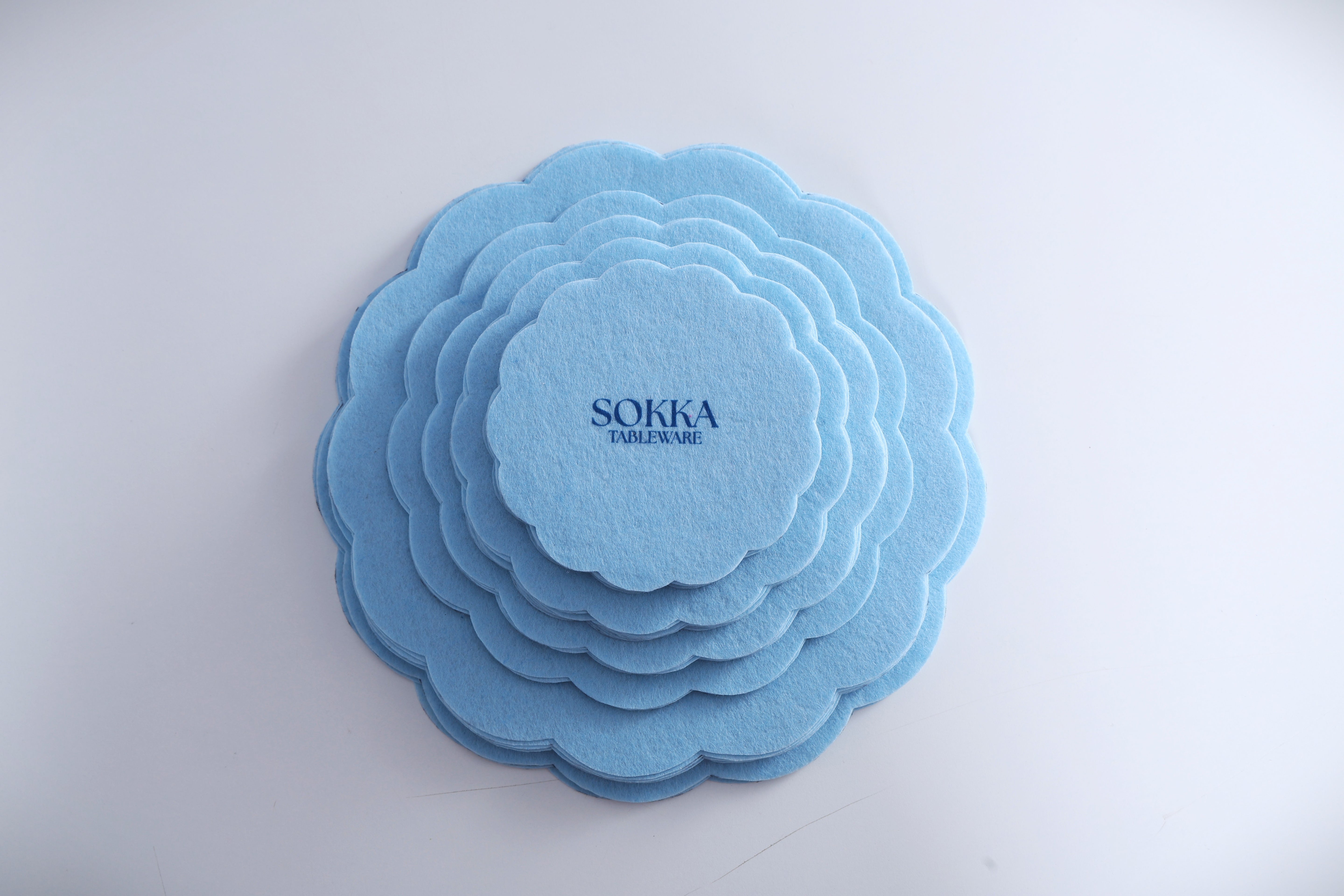 Circular Felt liner 6"- Set of 6