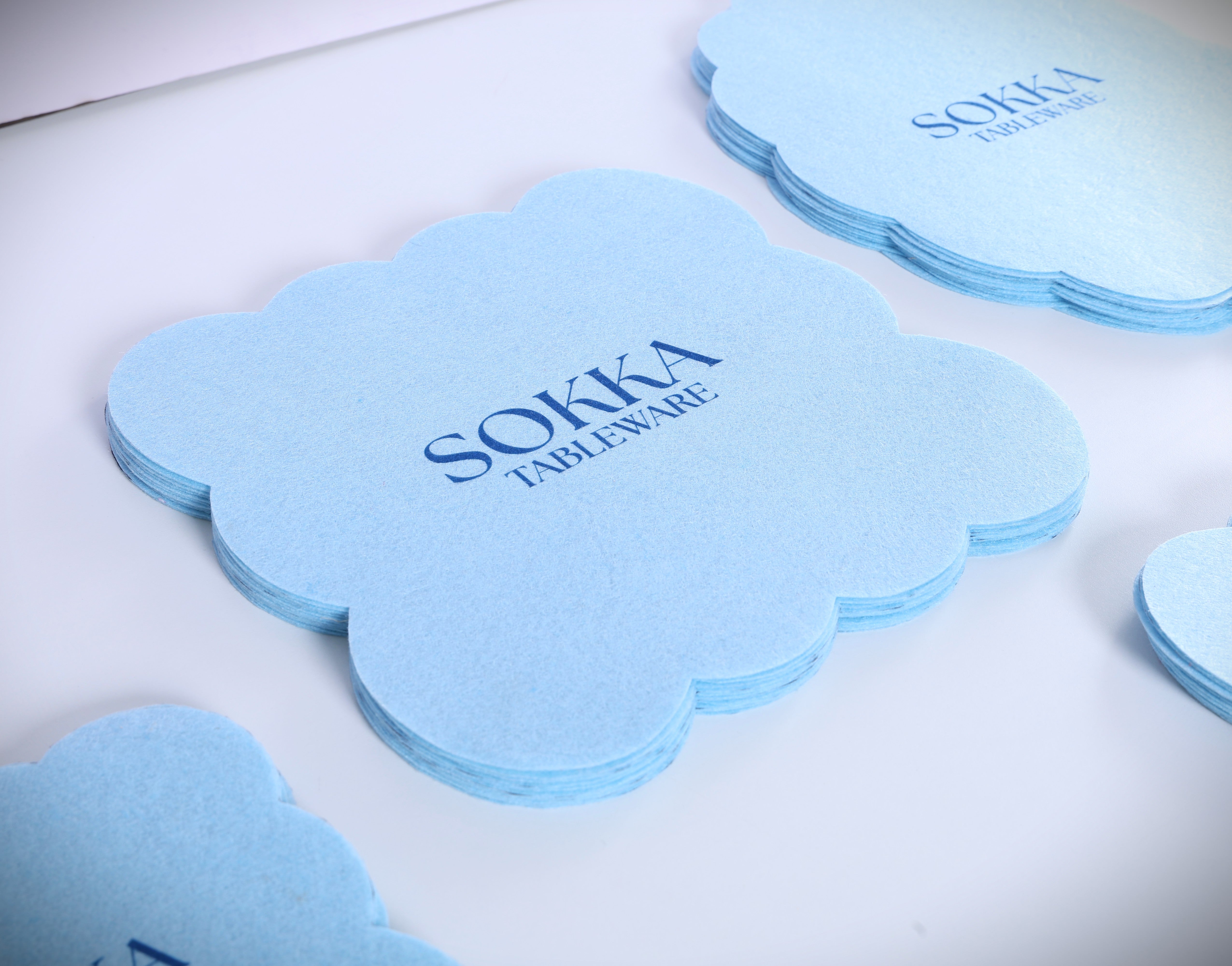 Square Felt liner 6.7"- Set of 6