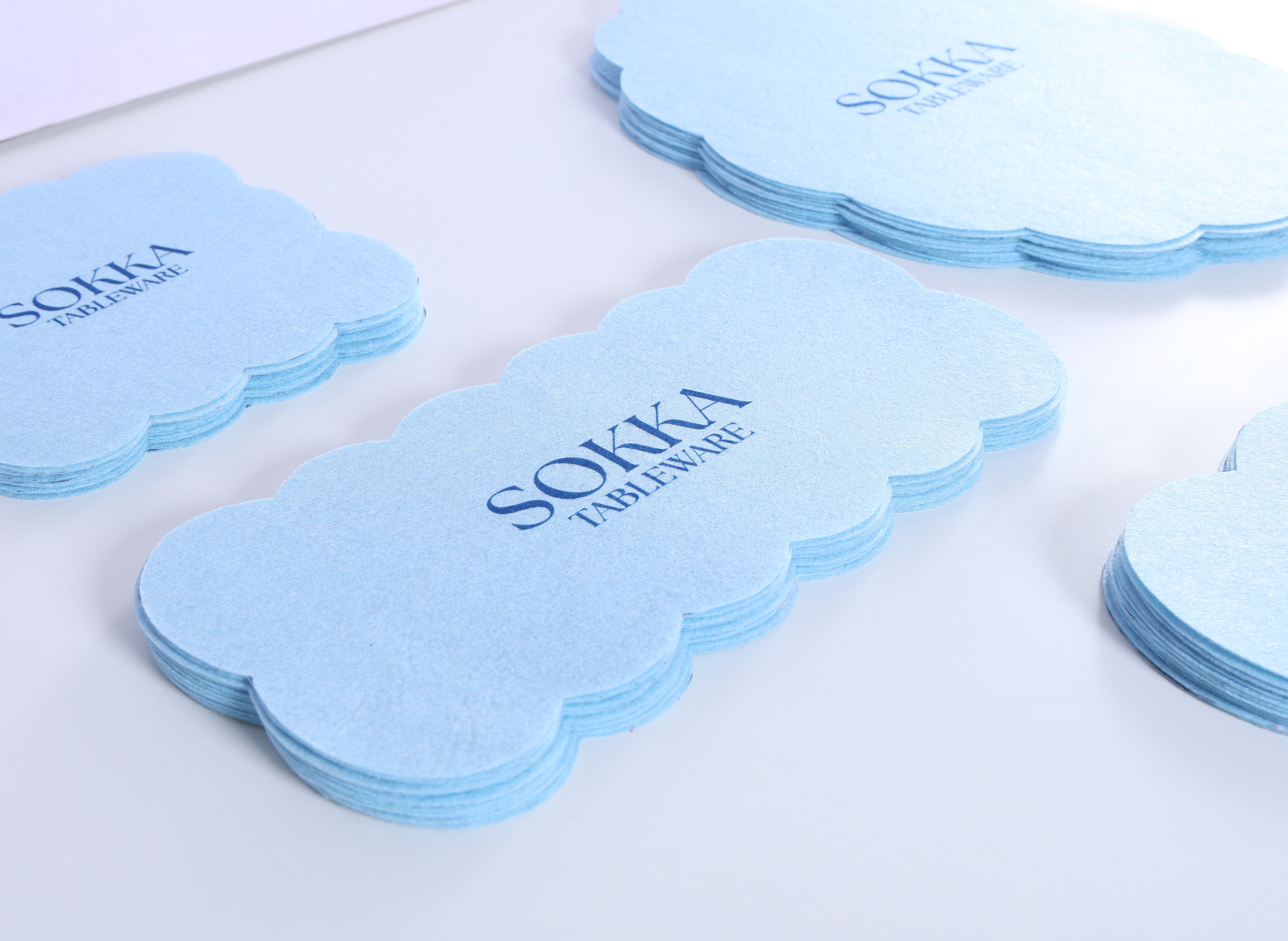 Rectangular Felt liner 11.6"x 5.5"- Set of 6