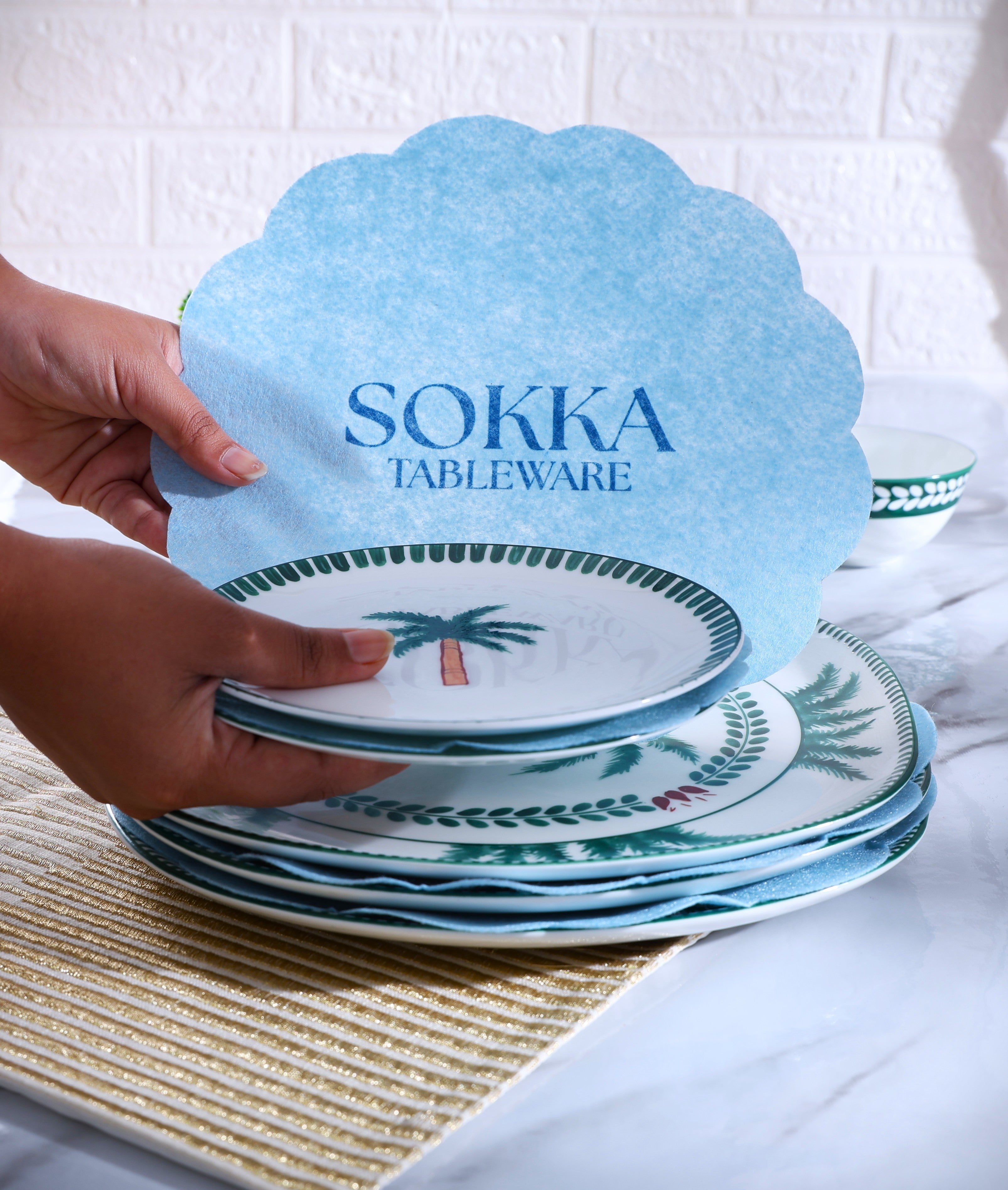 Circular Felt liner 8.4"- Set of 6