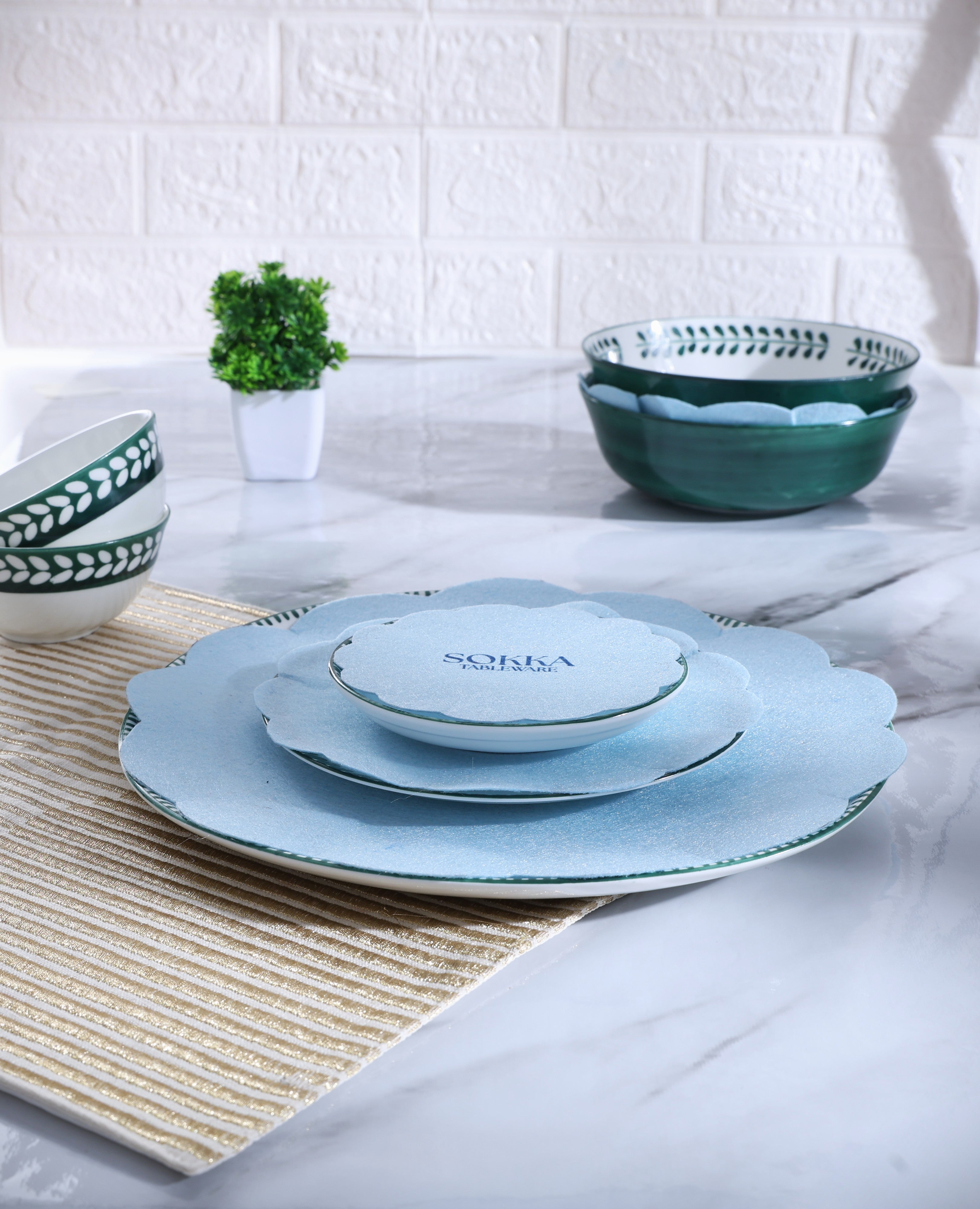 Circular Felt liner 11.2"- Set of 6