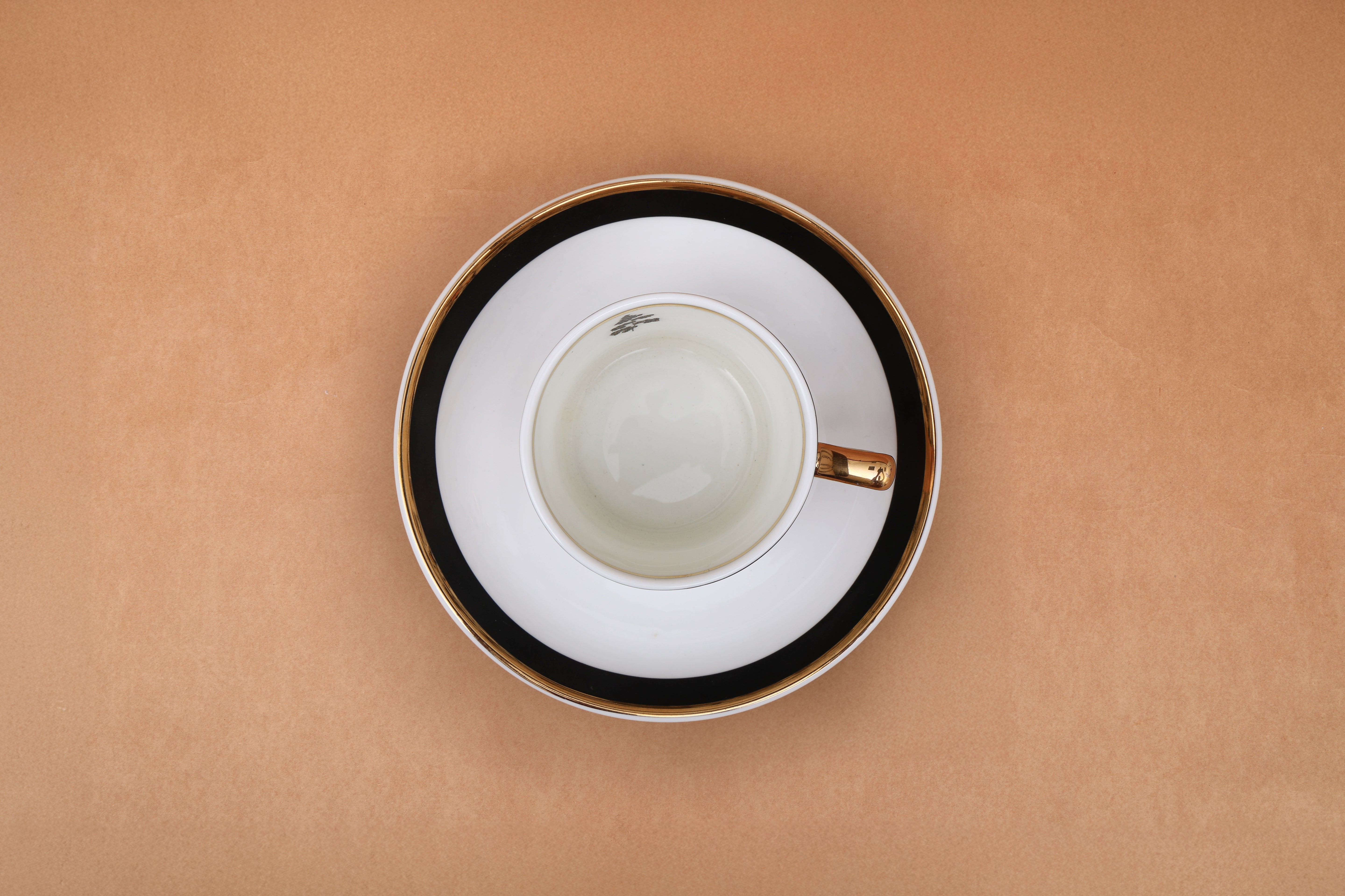 Safari espresso cup with saucer