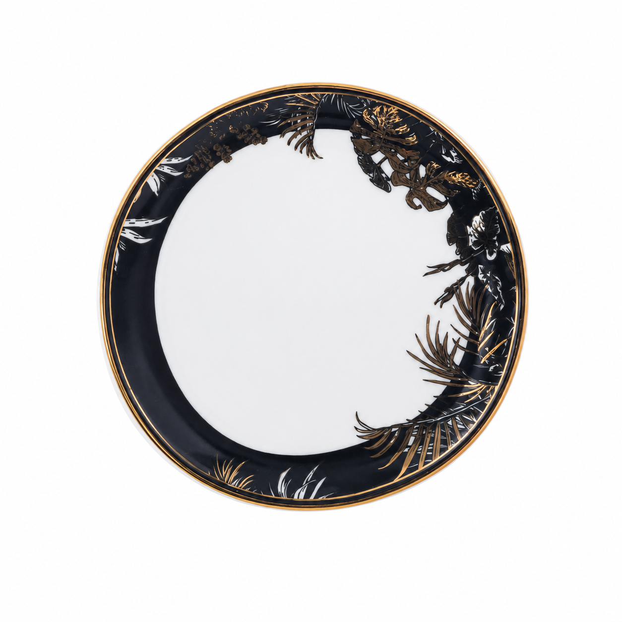 Safari Appetizer Plate- Black