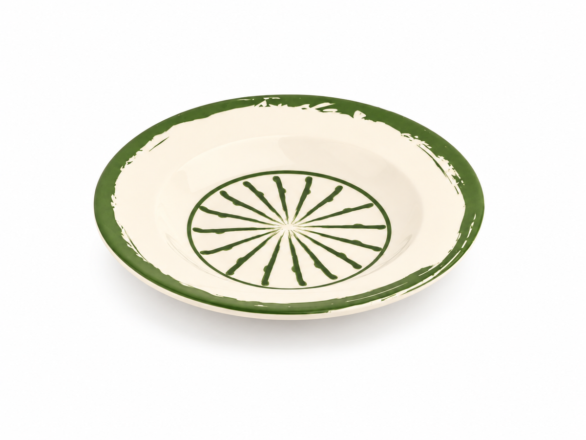 Jardin Pasta Plate- Green