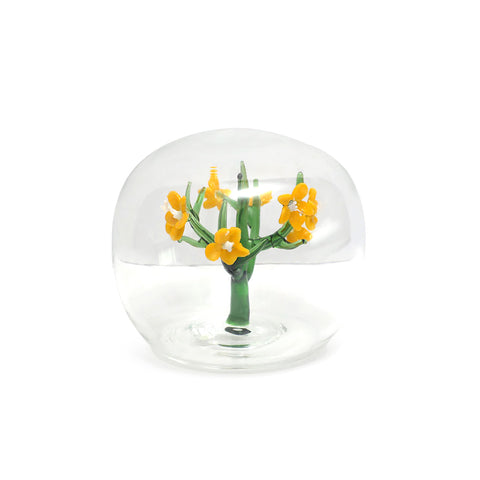 Jardin Glass Table Decor Sphere (Yellow dia 5”)
