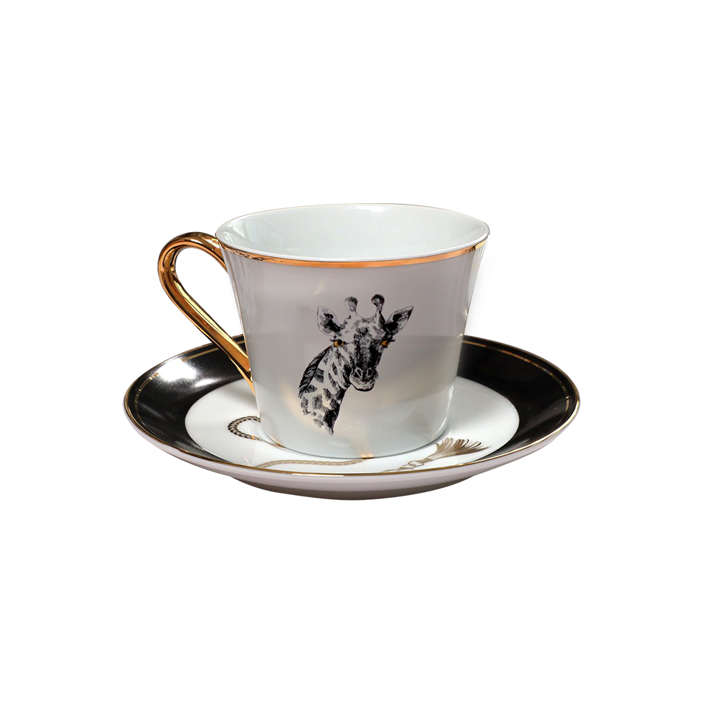 Safari Giraffe Cup & Saucer Set