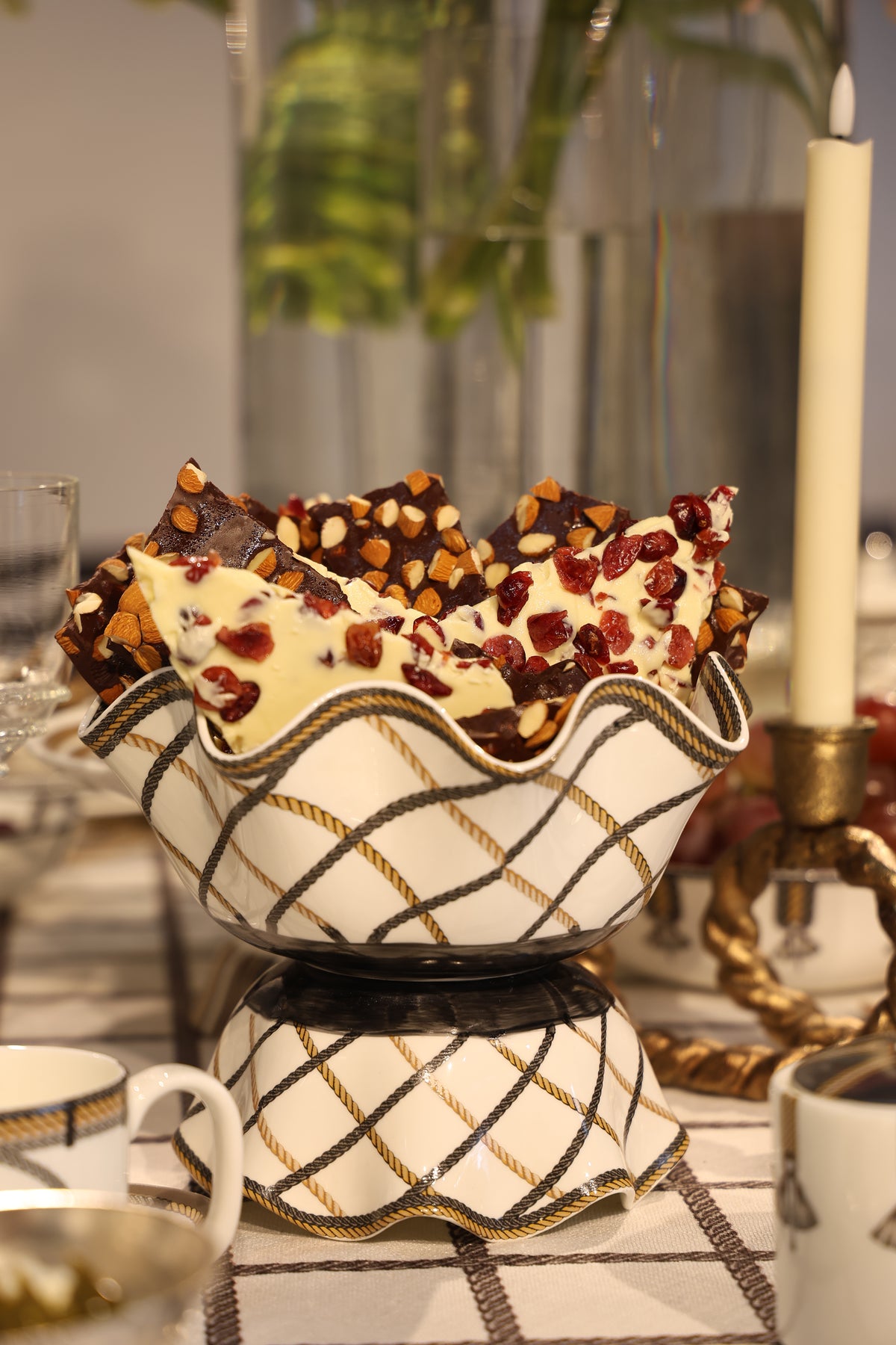 Cordage Floral Bowl