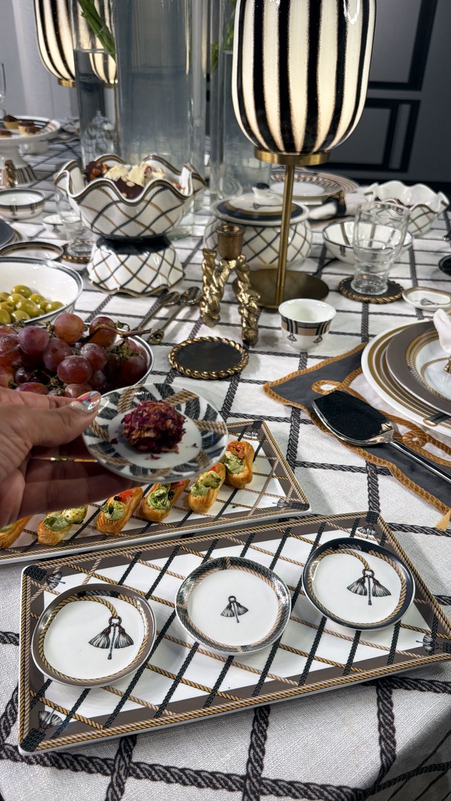Cordage Mini Appetizer plate- Ropes
