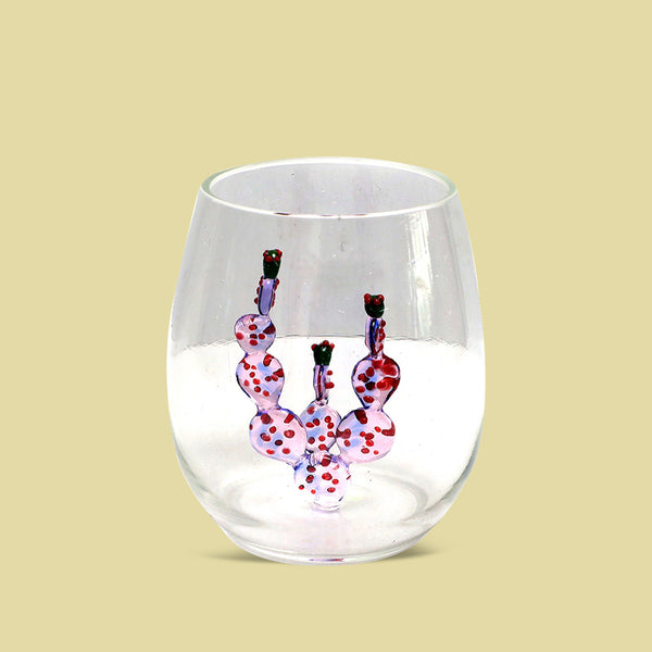 Mexican Tumbler With Cactus - Purple (300 ml)