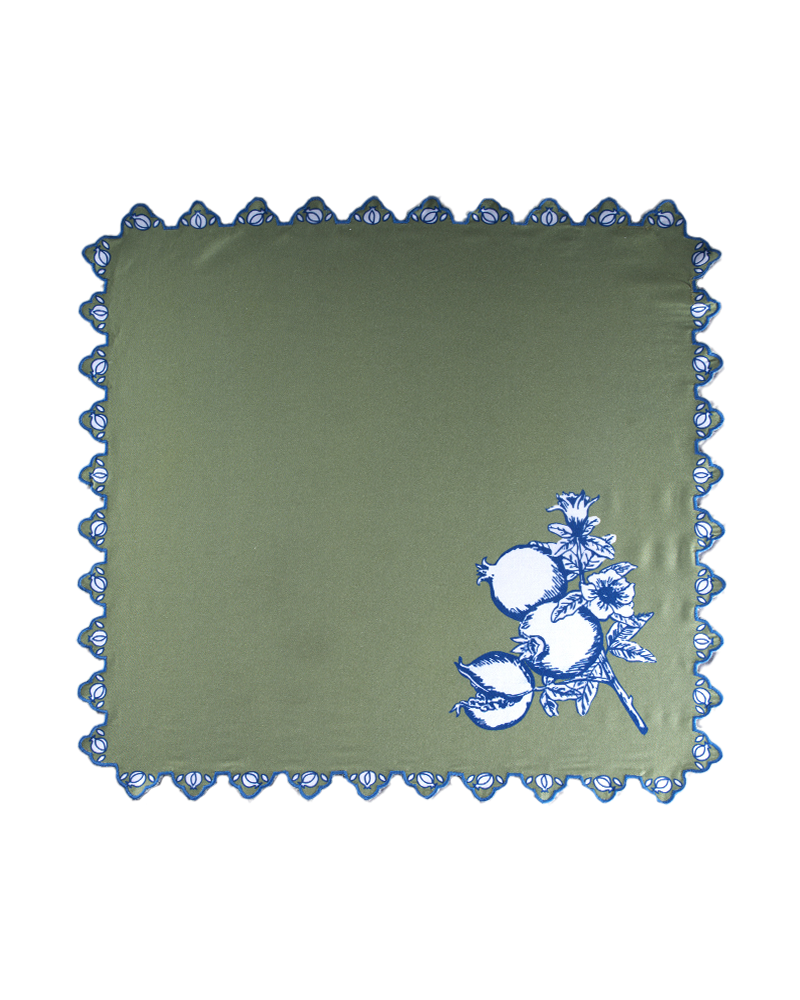 Chettinad Table napkin- Green & Teal Blue